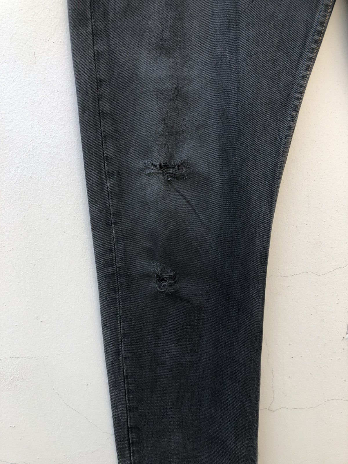 Levi's Vintage 1996 Levi’s 501 Jeans Distressed Faded Black Denim Size US 31 - 5 Thumbnail