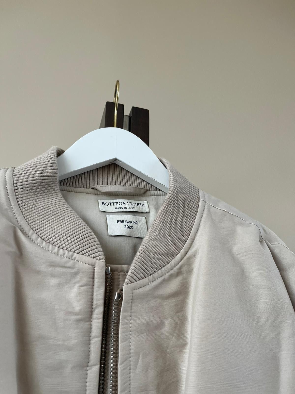 Bottega Veneta Blouson in Twill Nylon in Bone Size US L / EU 52-54 / 3 - 10 Thumbnail