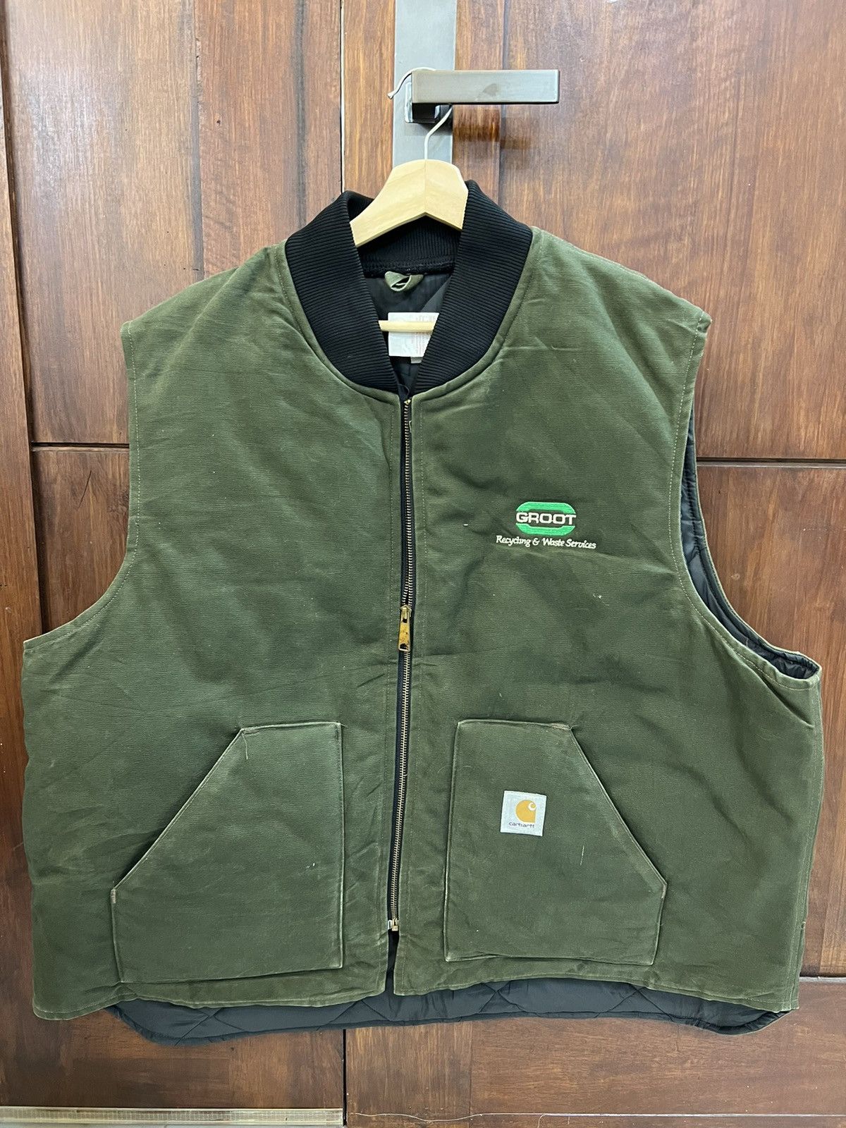 Carhartt Carhartt Detroit Denim Green Army Hoodies Jacket Size US XXL / EU 58 / 5 - 1 Thumbnail