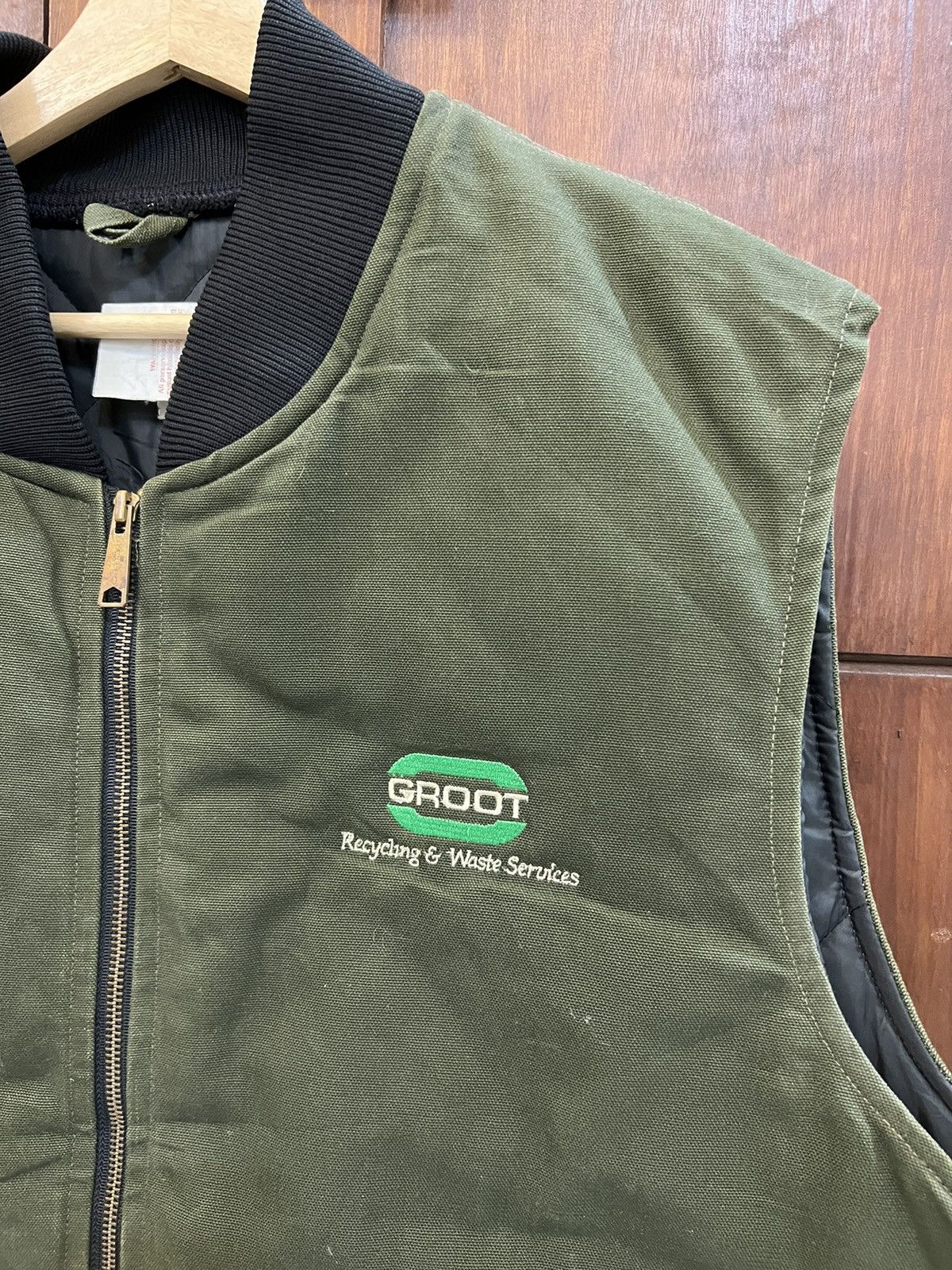 Carhartt Carhartt Detroit Denim Green Army Hoodies Jacket Size US XXL / EU 58 / 5 - 3 Thumbnail