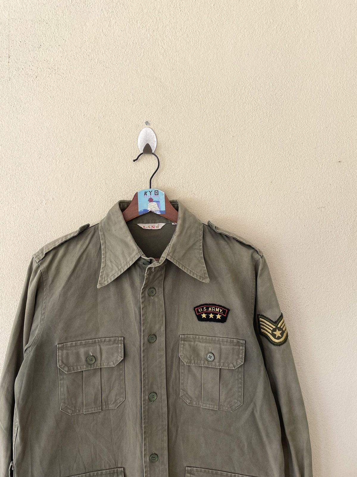 Japanese Brand × Vintage VINTAGE THREE LAND ARMY JACKET Size US L / EU 52-54 / 3 - 4 Thumbnail