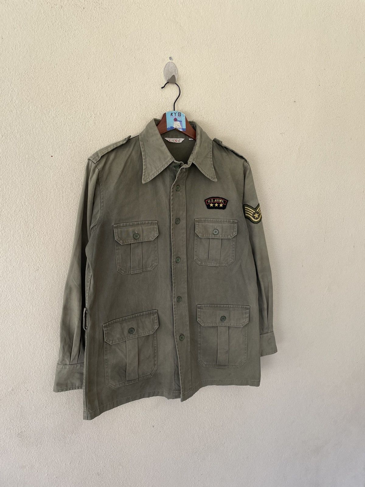 Japanese Brand × Vintage VINTAGE THREE LAND ARMY JACKET Size US L / EU 52-54 / 3 - 3 Thumbnail