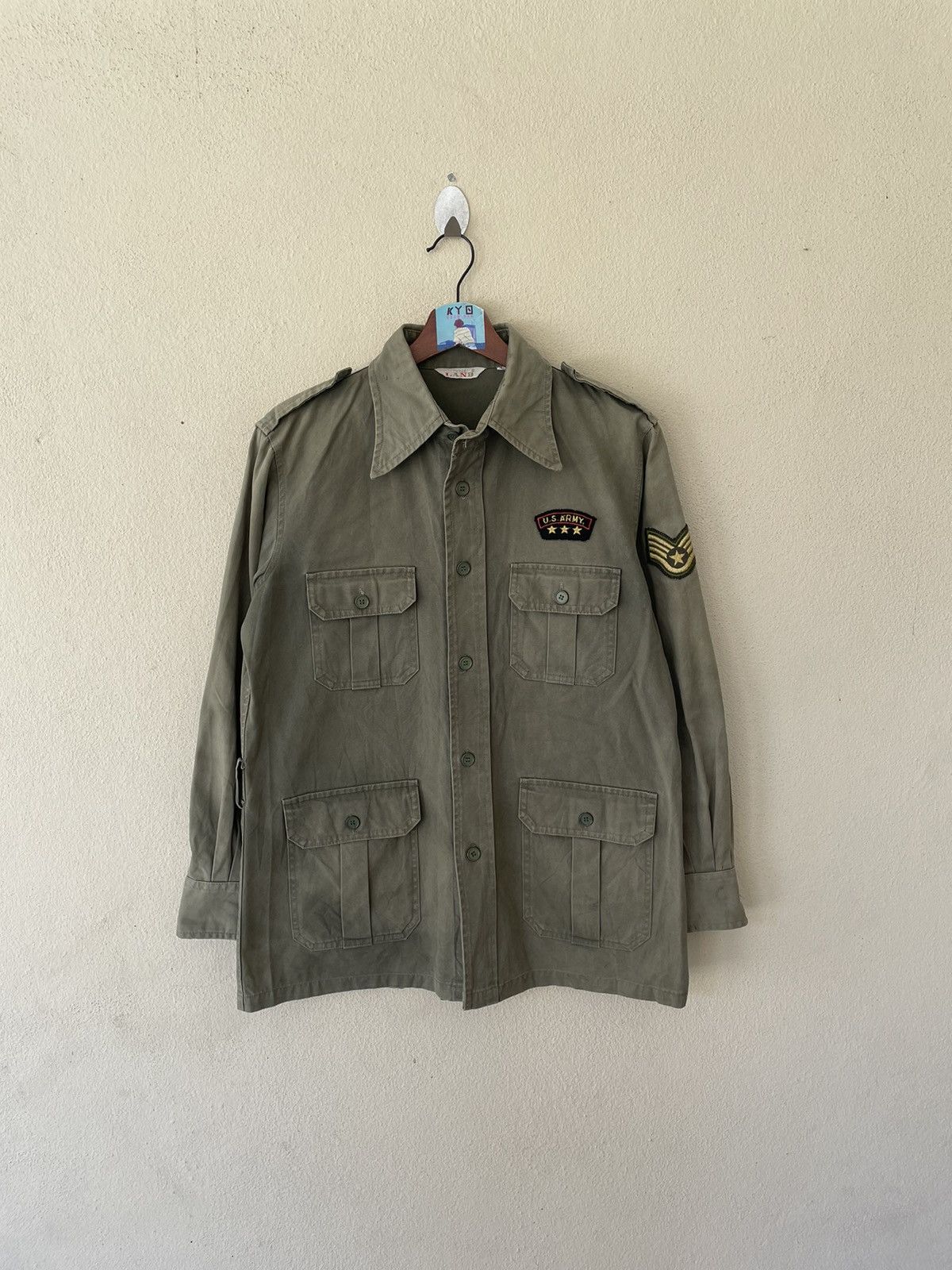 Japanese Brand × Vintage VINTAGE THREE LAND ARMY JACKET Size US L / EU 52-54 / 3 - 2 Thumbnail