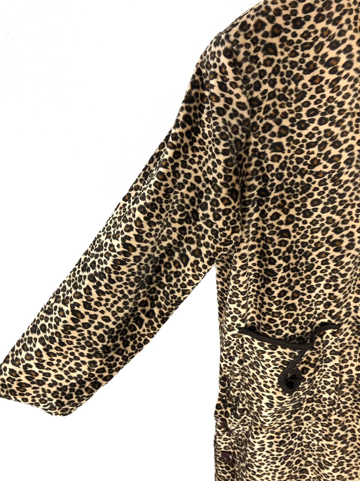 Designer Nice Design Leopard Stripe Long Jacket Fashion Week cw21 Size US M / EU 48-50 / 2 - 5 Thumbnail