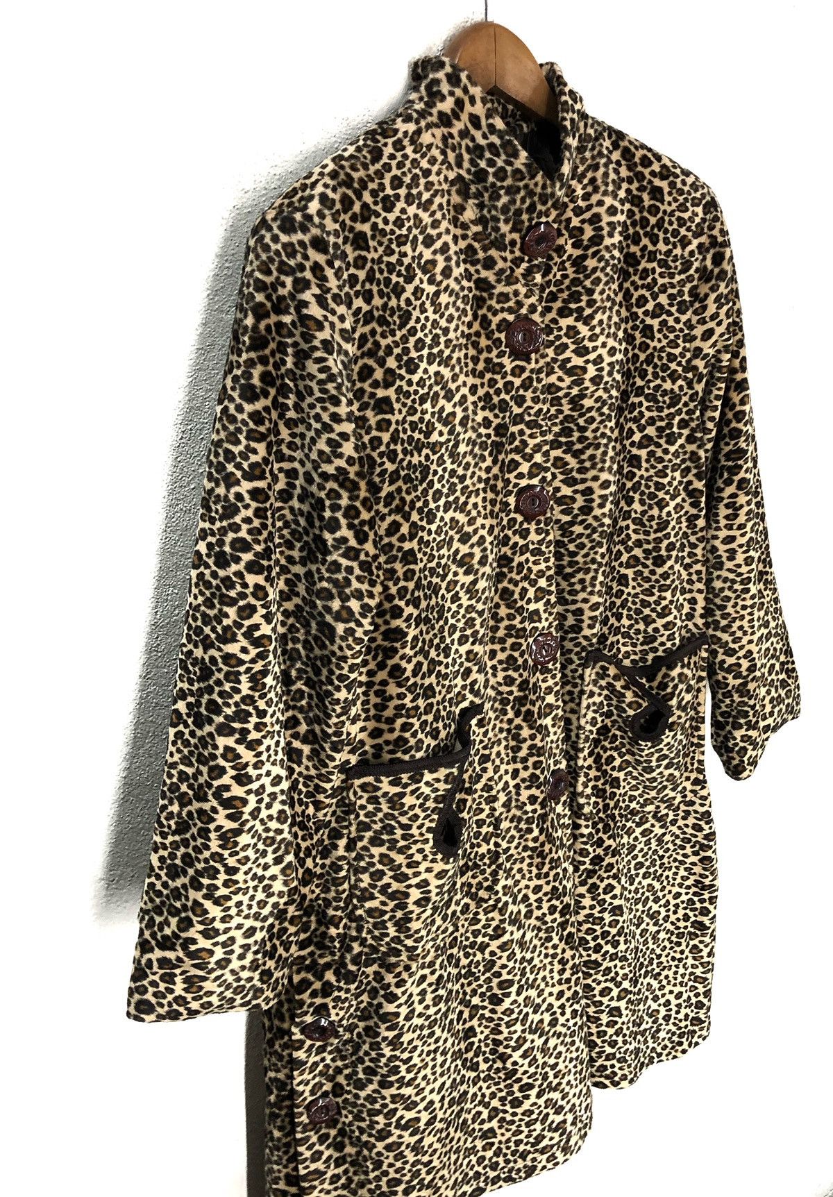 Designer Nice Design Leopard Stripe Long Jacket Fashion Week cw21 Size US M / EU 48-50 / 2 - 4 Thumbnail