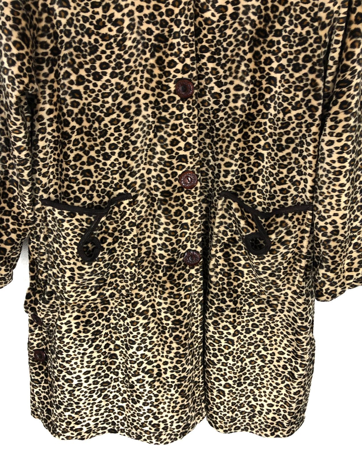 Designer Nice Design Leopard Stripe Long Jacket Fashion Week cw21 Size US M / EU 48-50 / 2 - 3 Thumbnail