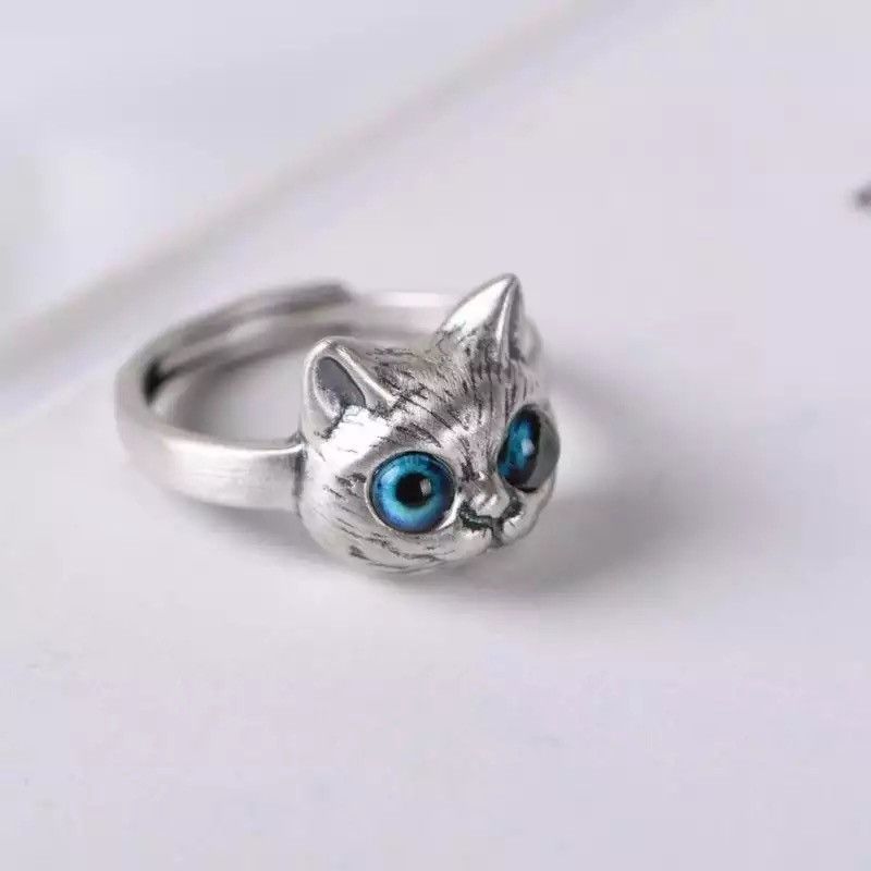 Jewelry Charm Cute Cat Ring Size ONE SIZE - 2 Thumbnail