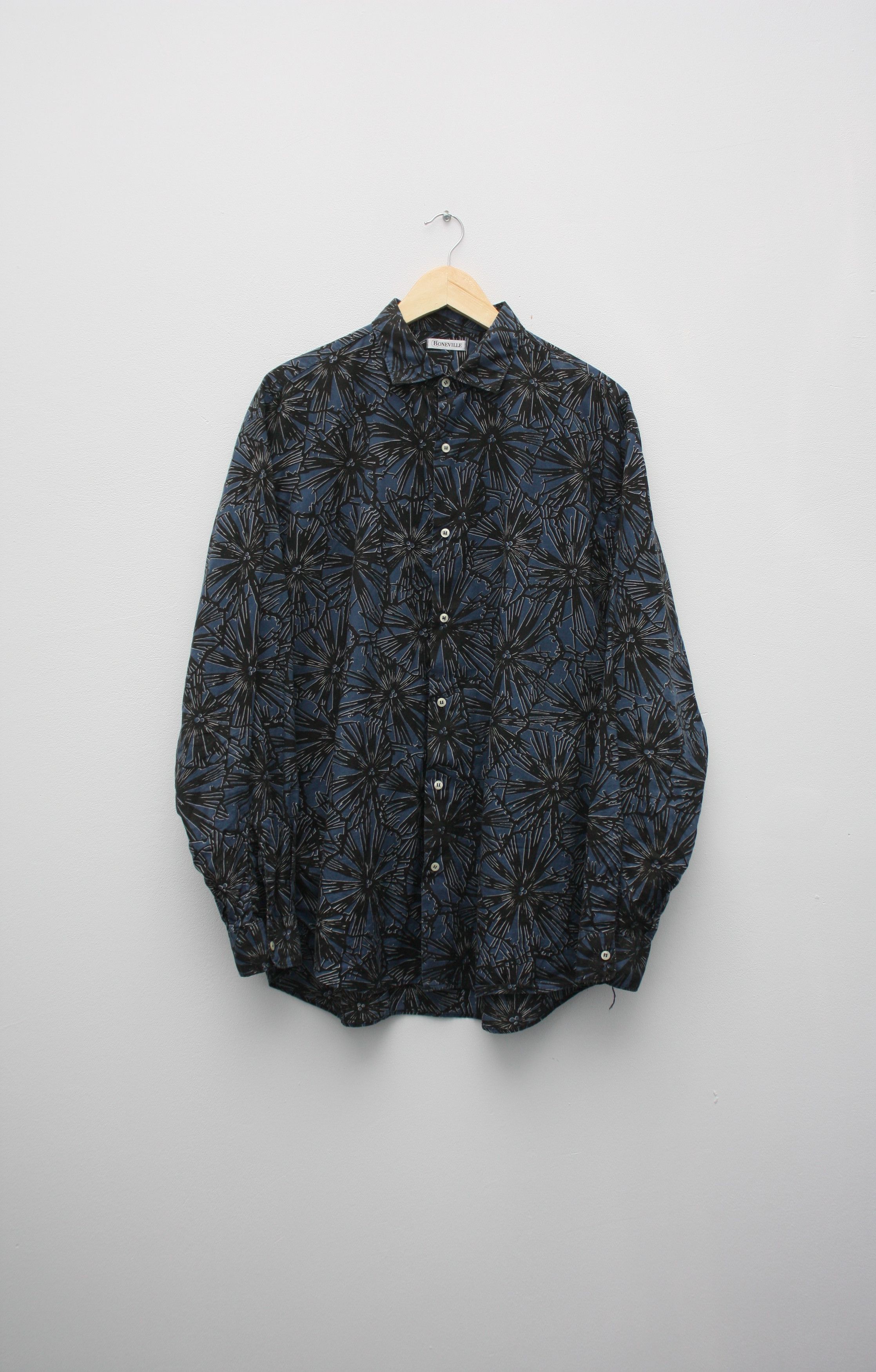 Boneville Boneville Vintage Massimo Osti Long Sleeve Floral Shirt Size US L / EU 52-54 / 3 - 2 Thumbnail