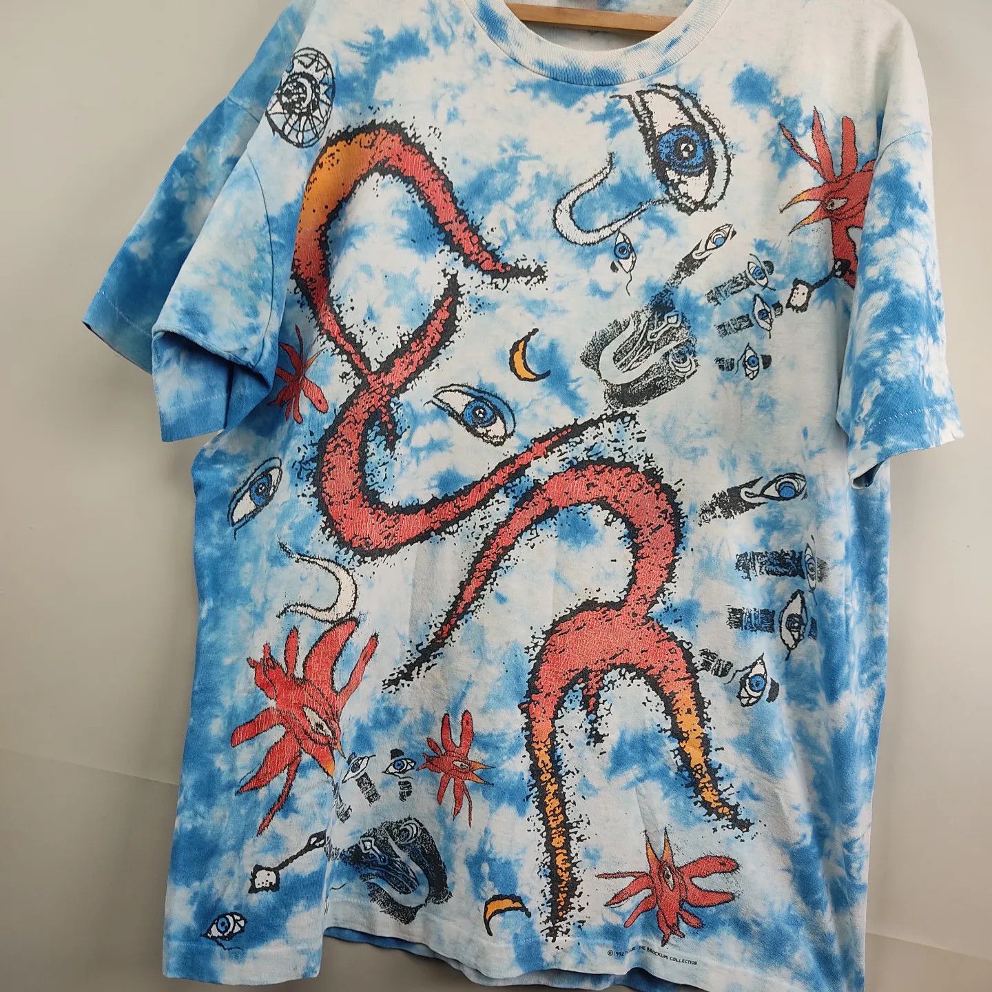 Band Tees × The Cure × Vintage 1992 The Cure Liquid blue Wish Tour All over print Size US XL / EU 56 / 4 - 7 Thumbnail