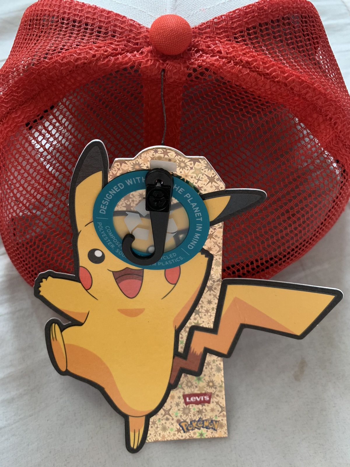 Levi's Levis Pokemon Anniversary 25th trucker cap Size ONE SIZE - 5 Thumbnail