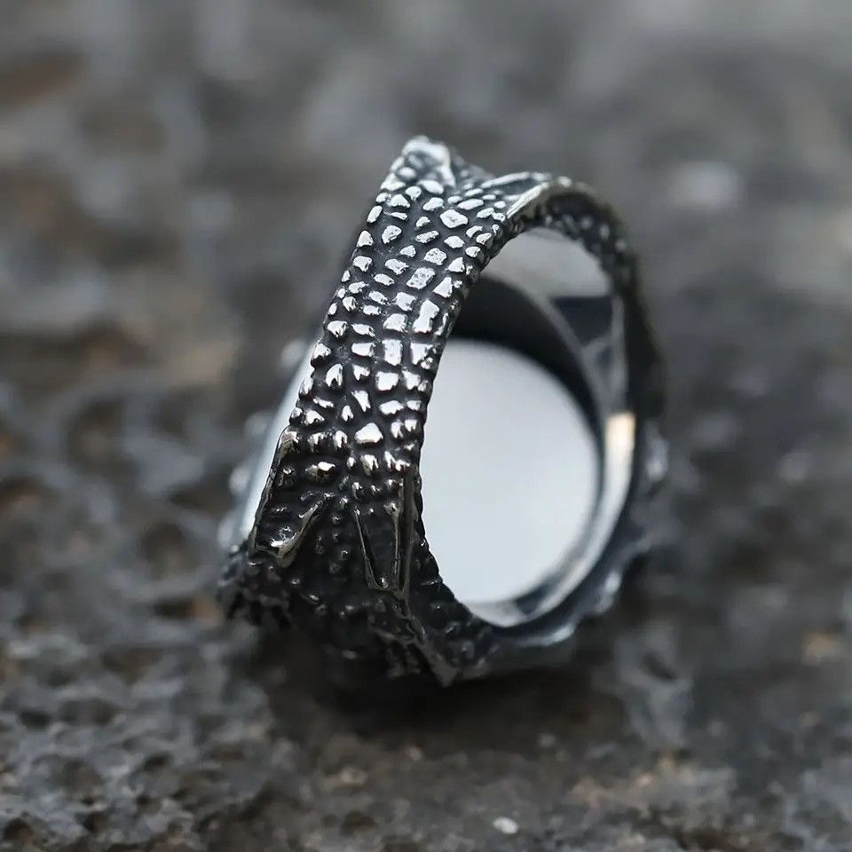 Jewelry Punk Rock Evil Skull Eye Ring Size ONE SIZE - 2 Thumbnail