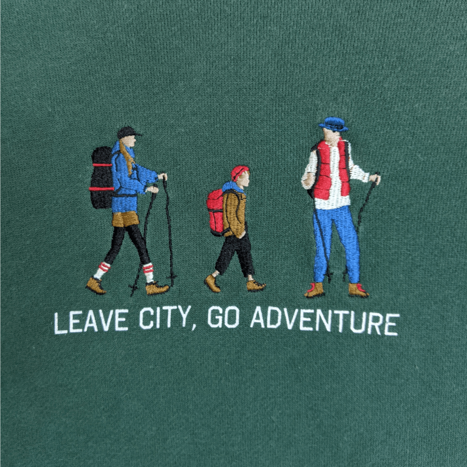 American Apparel QUASH Leave City Go Adventure Backpacker Jumper Sweatshirt Size US L / EU 52-54 / 3 - 5 Thumbnail