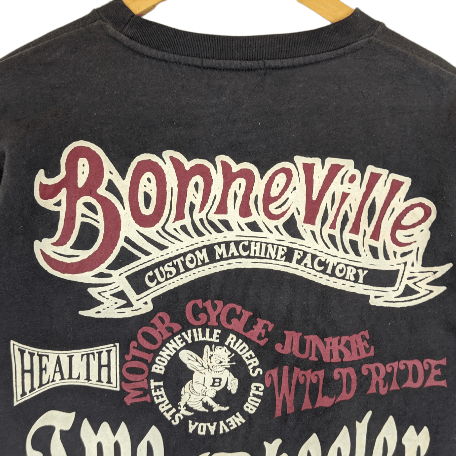 Japanese Brand NEVADA BONNEVILLE Motorcycle Gang Jumper Sweatshirt Size US M / EU 48-50 / 2 - 8 Thumbnail
