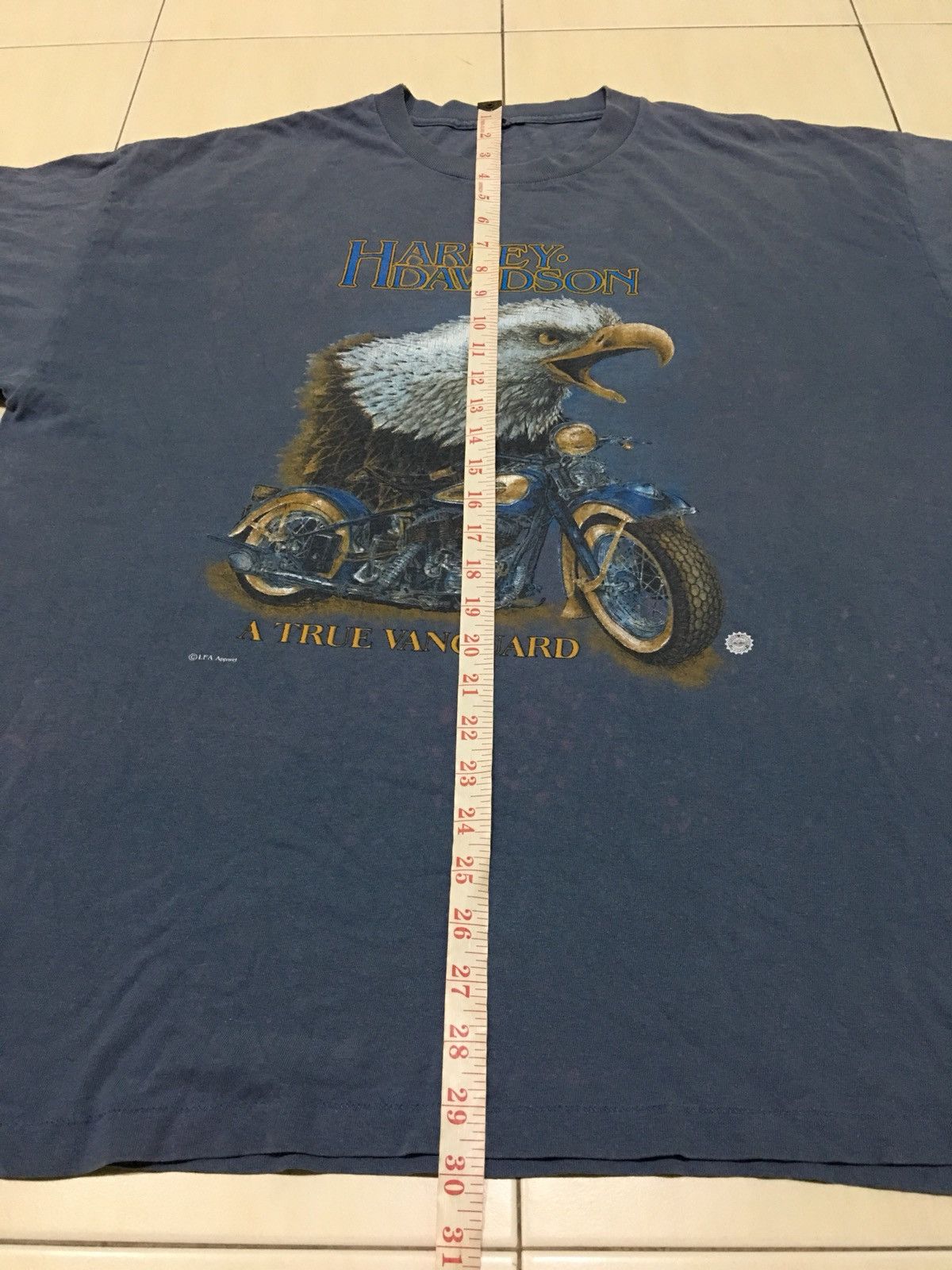 Harley Davidson Vintage 90s Harley Davidson 3D Emblem Design Shirt Size US XL / EU 56 / 4 - 9 Thumbnail