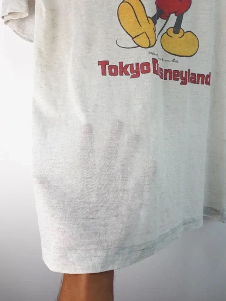 Japanese Brand × Mickey Mouse × Vintage Vtg Mickey Disneyland Number (N)ine Inspired Takahiro Tee Size US S / EU 44-46 / 1 - 4 Thumbnail