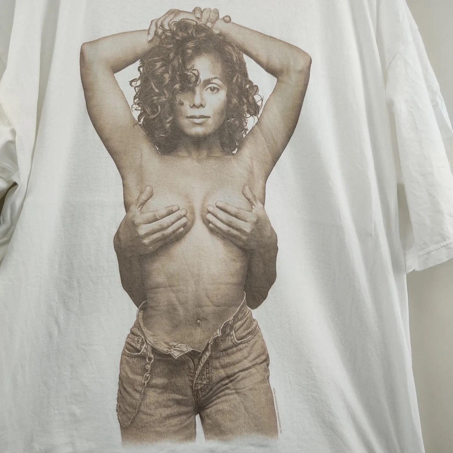 Band Tees × Vintage 1993 Janet Jackson World Tour Size US XL / EU 56 / 4 - 4 Thumbnail