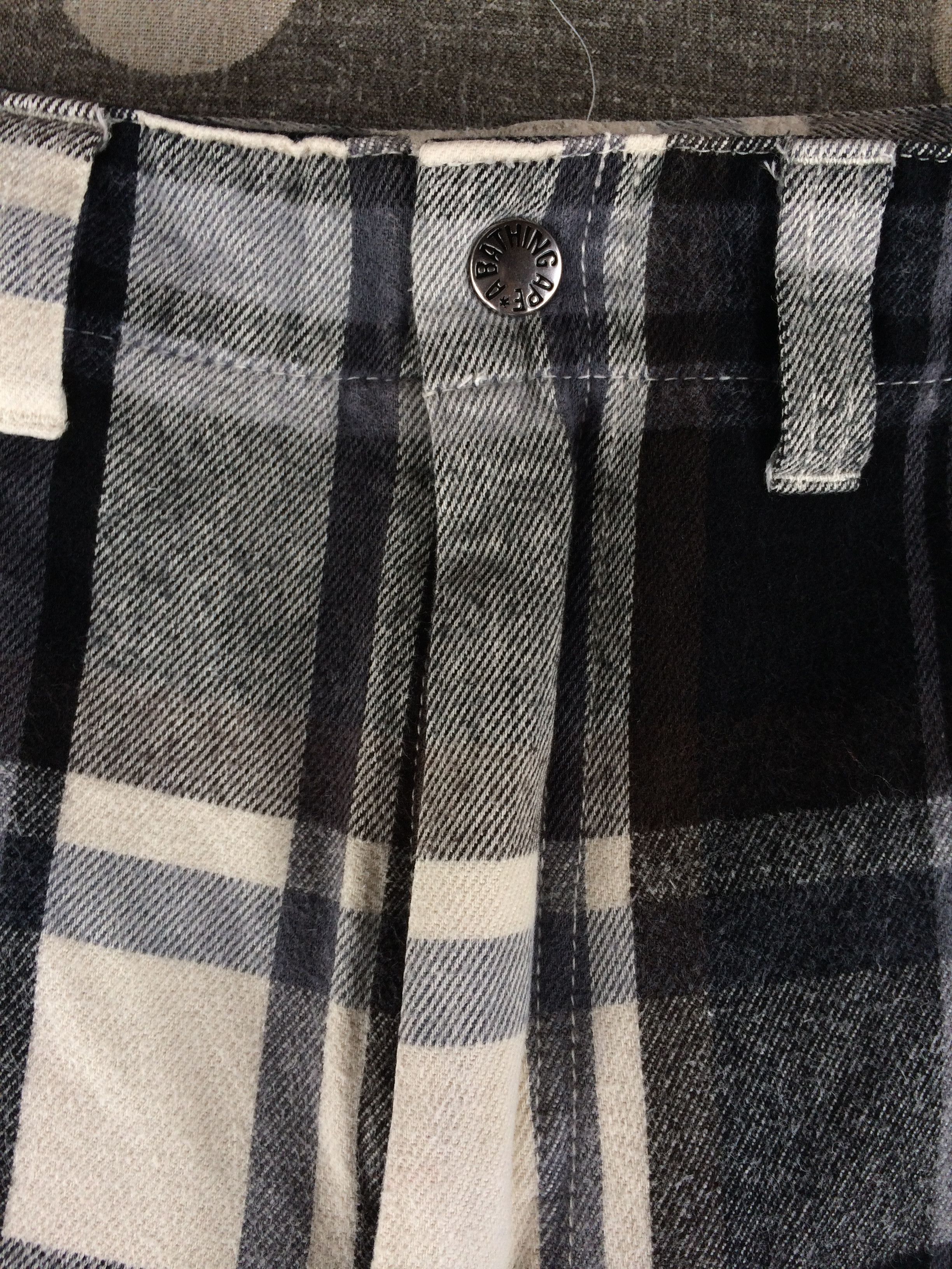 Bape OG Bape Exclusive Kyoto Store Plaid Check Shorts pants Size US 33 - 5 Thumbnail