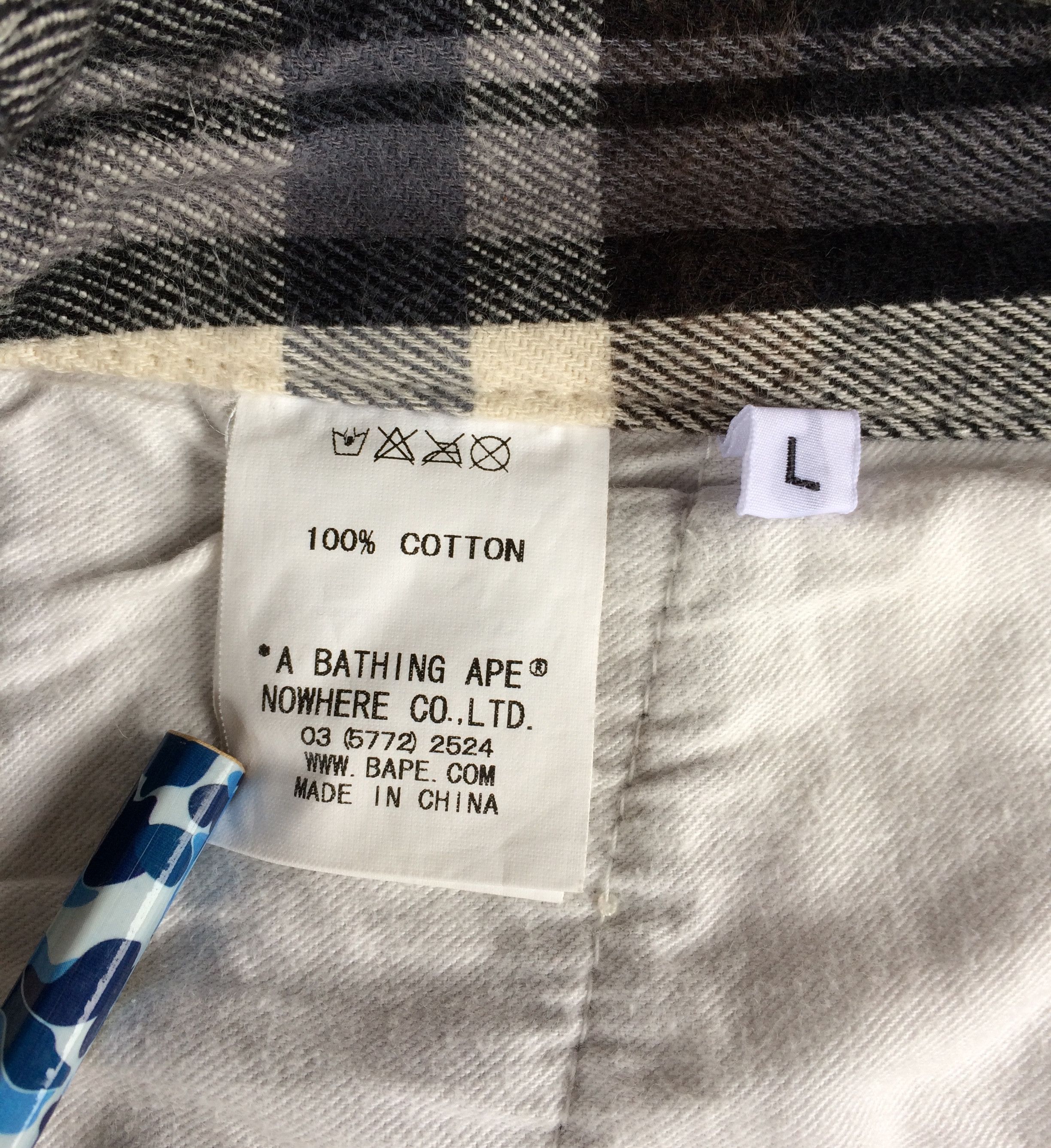 Bape OG Bape Exclusive Kyoto Store Plaid Check Shorts pants Size US 33 - 13 Thumbnail