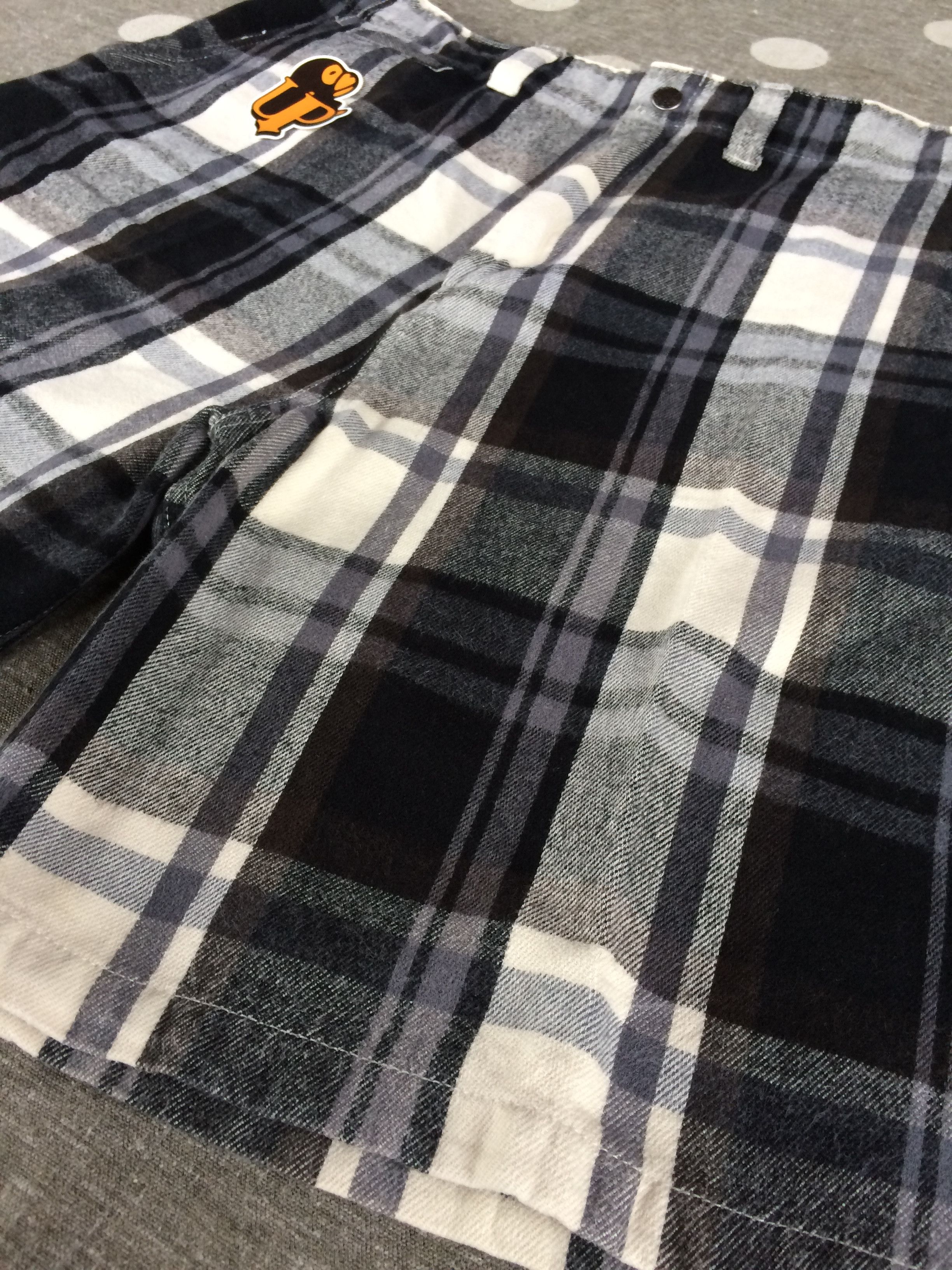 Bape OG Bape Exclusive Kyoto Store Plaid Check Shorts pants Size US 33 - 4 Thumbnail