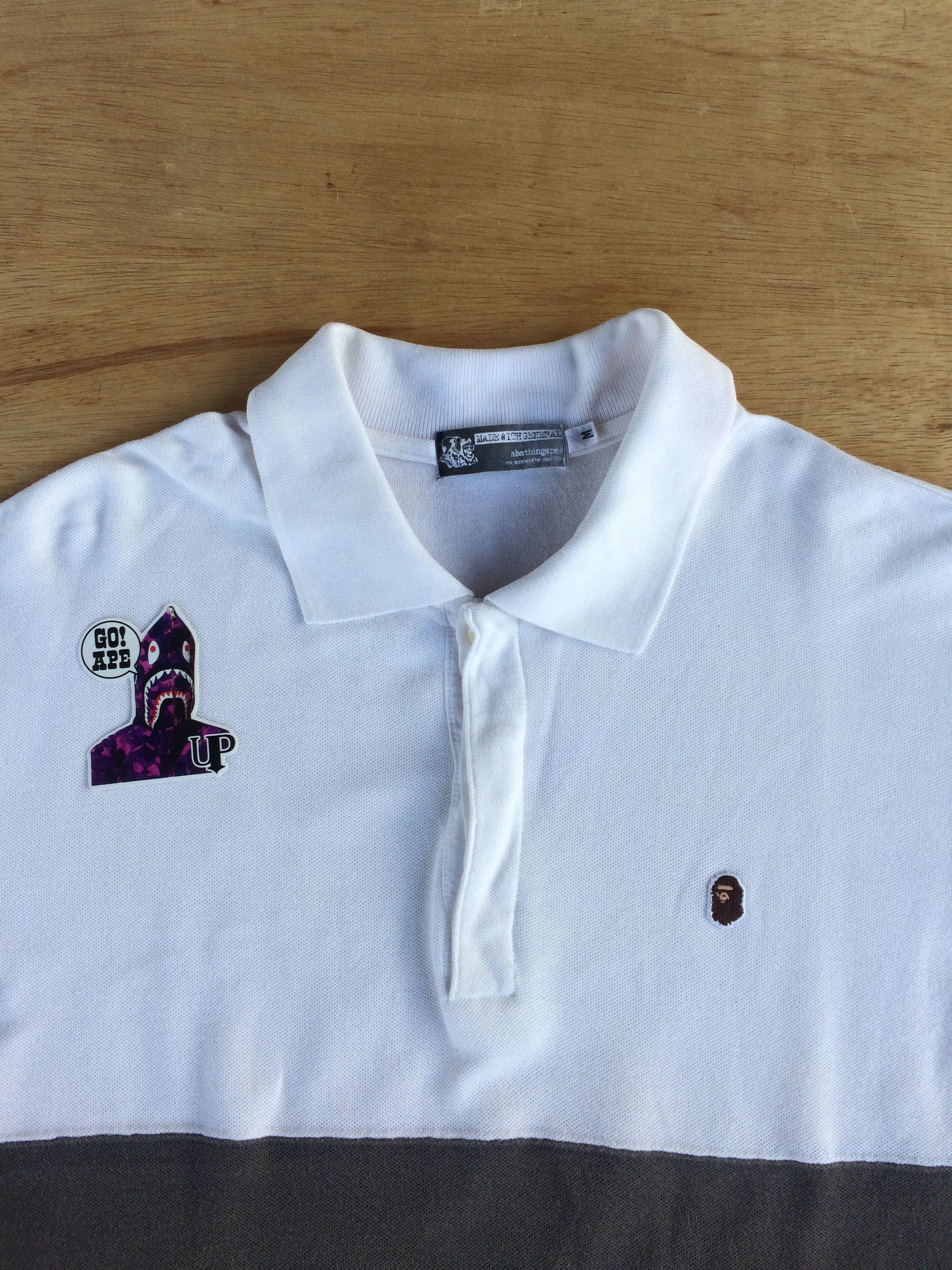 Bape OG Bape Color Block Polo Shirt Size US M / EU 48-50 / 2 - 3 Thumbnail