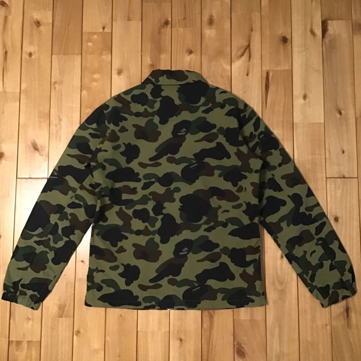 Bape BAPE College logo coach jacket 1st camo green Size US S / EU 44-46 / 1 - 3 Thumbnail