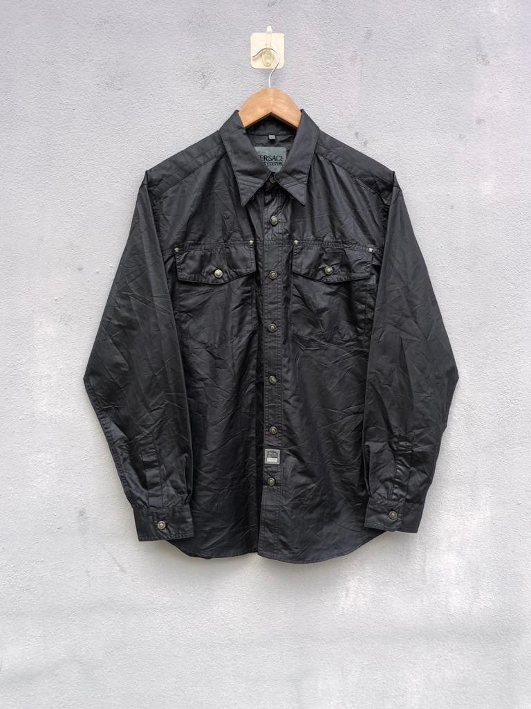Versace Jeans Couture Waxed Style Shirt