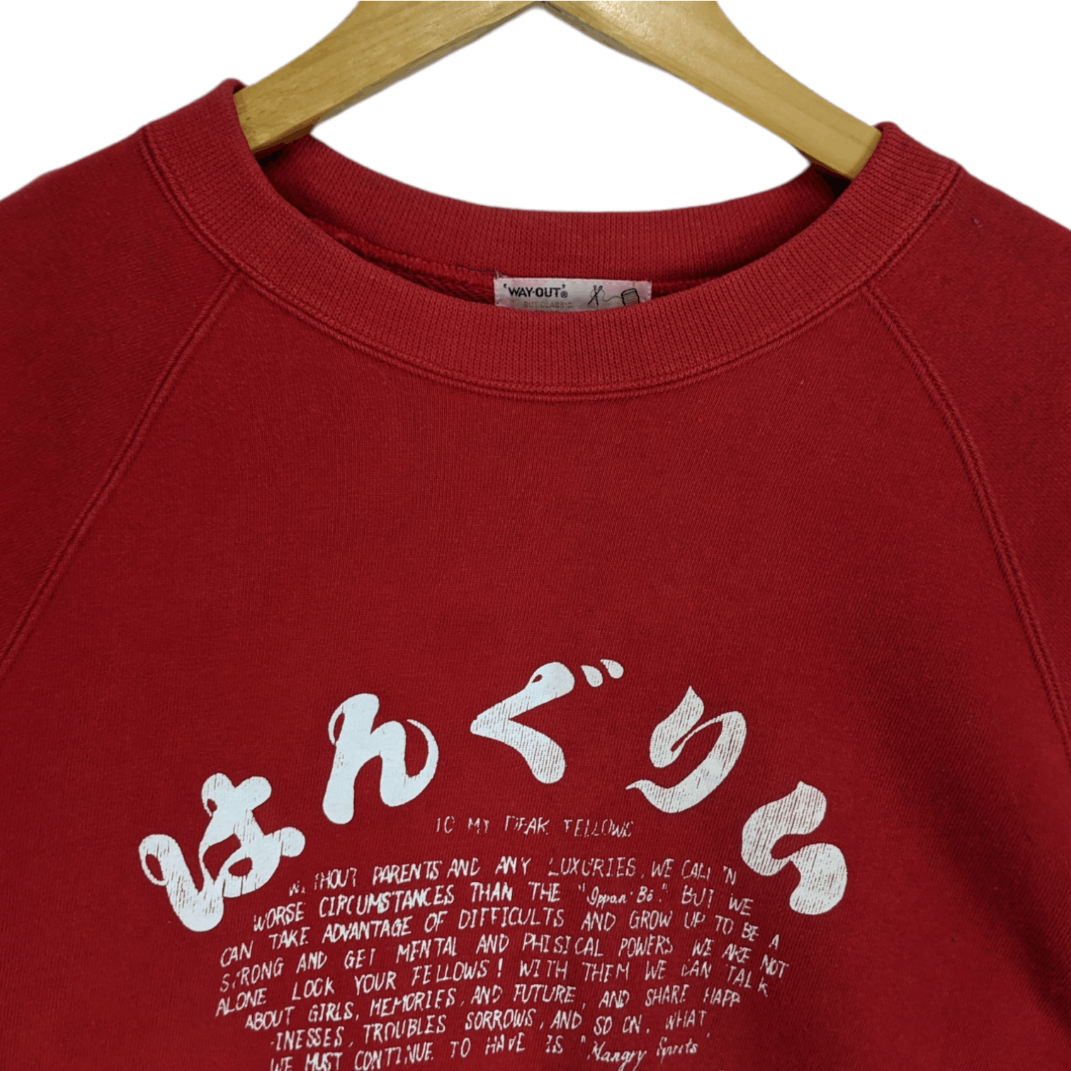 Japanese Brand 80's Japan WAY-OUT Viva Shoyuryo Winter In 1982 Sweatshirt Size US M / EU 48-50 / 2 - 5 Thumbnail