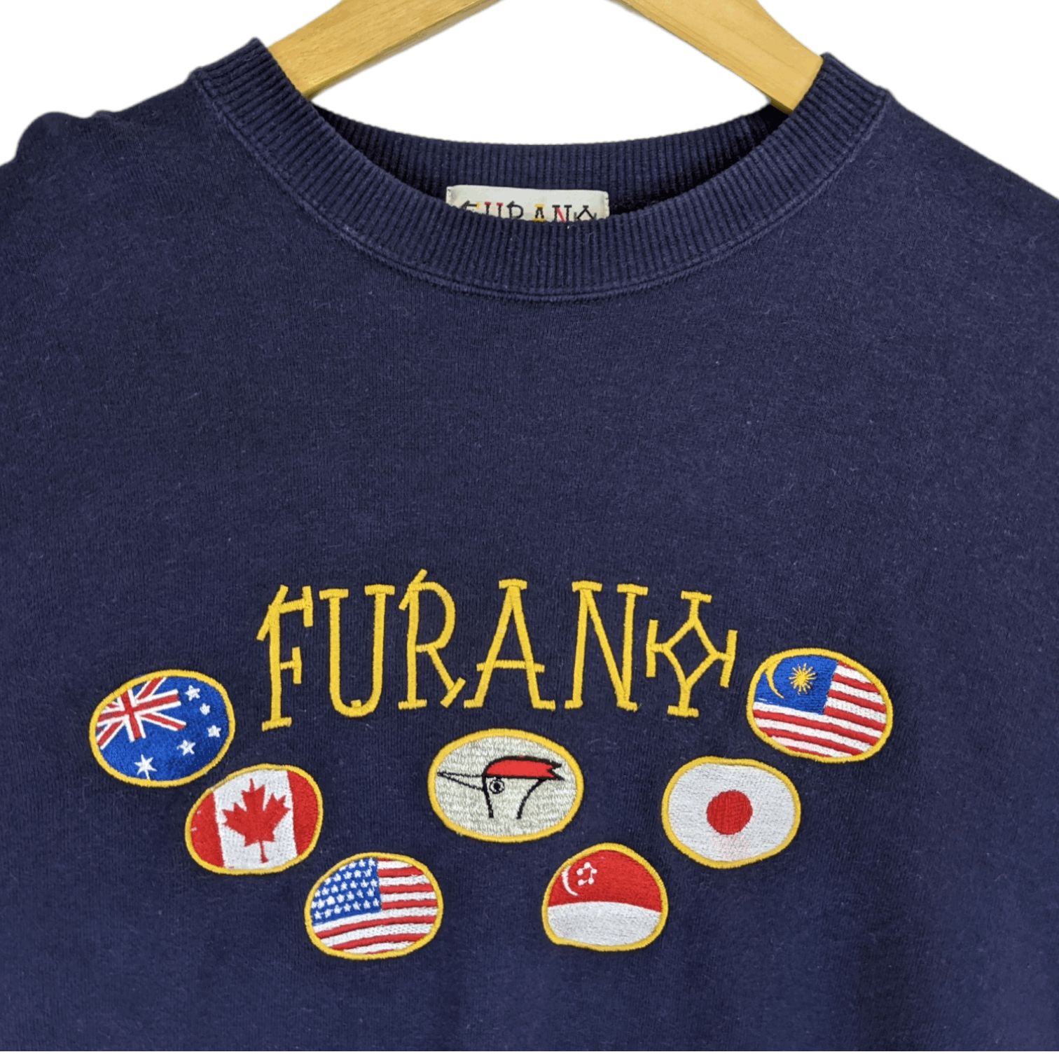 Japanese Brand Vintage 90's FURANO Japan Jumper Sweatshirt Size US L / EU 52-54 / 3 - 4 Thumbnail