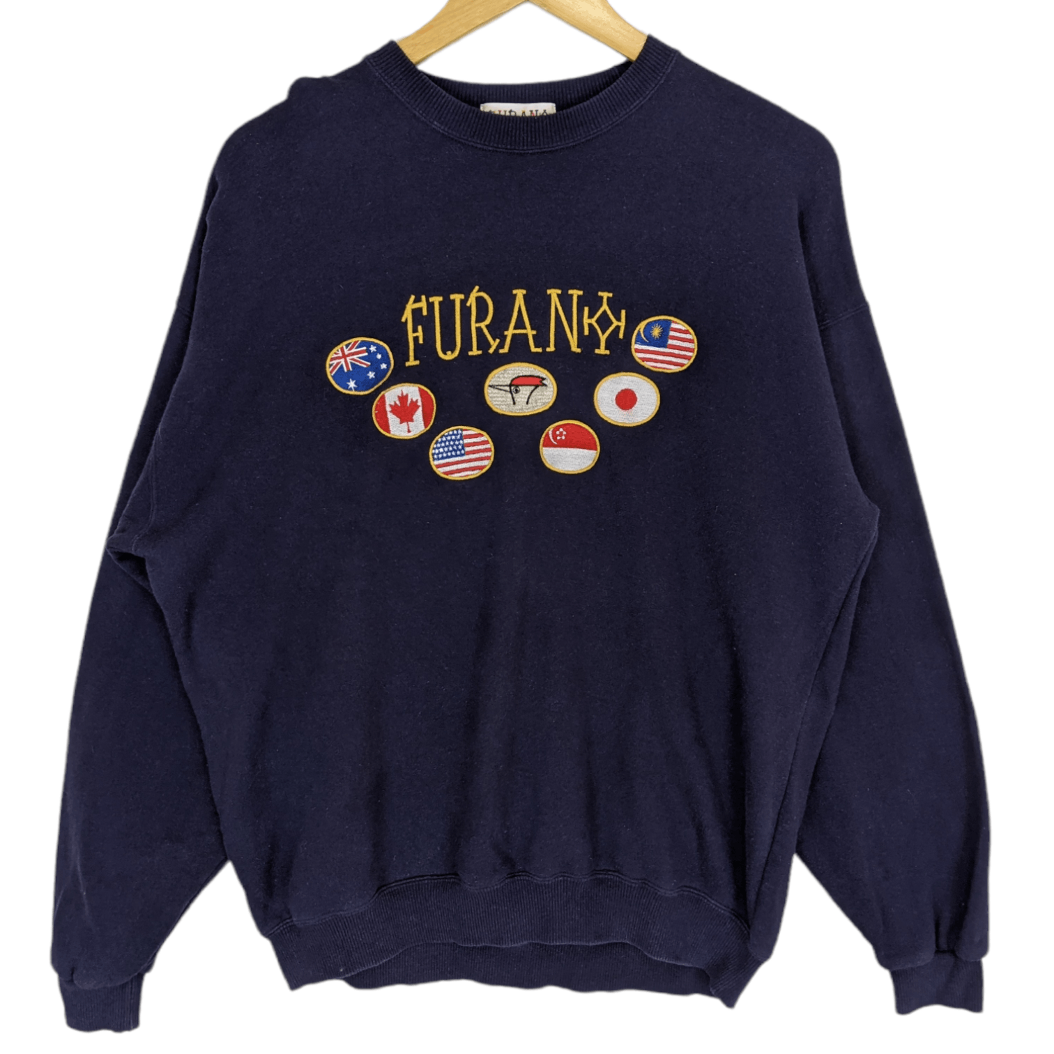 Japanese Brand Vintage 90's FURANO Japan Jumper Sweatshirt Size US L / EU 52-54 / 3 - 2 Thumbnail