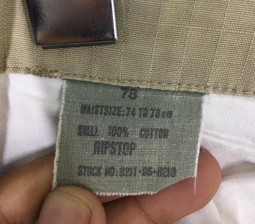 Vintage Vintage!!! ARMY SHORT PANTS CARGO Size US 30 / EU 46 - 4 Thumbnail