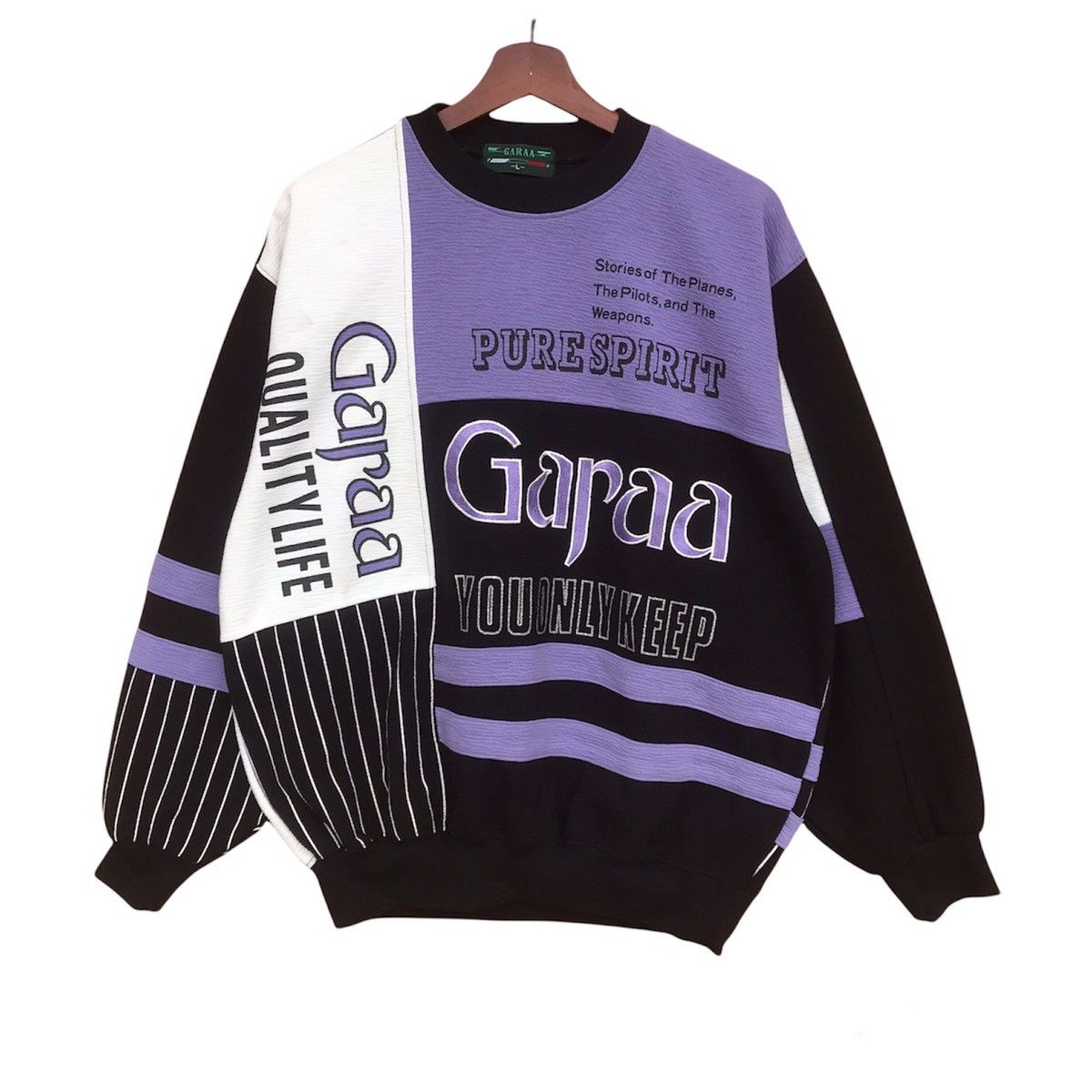 Japanese Brand Garaa big logo embroidered crewneck jumper L size Size US L / EU 52-54 / 3 - 2 Thumbnail