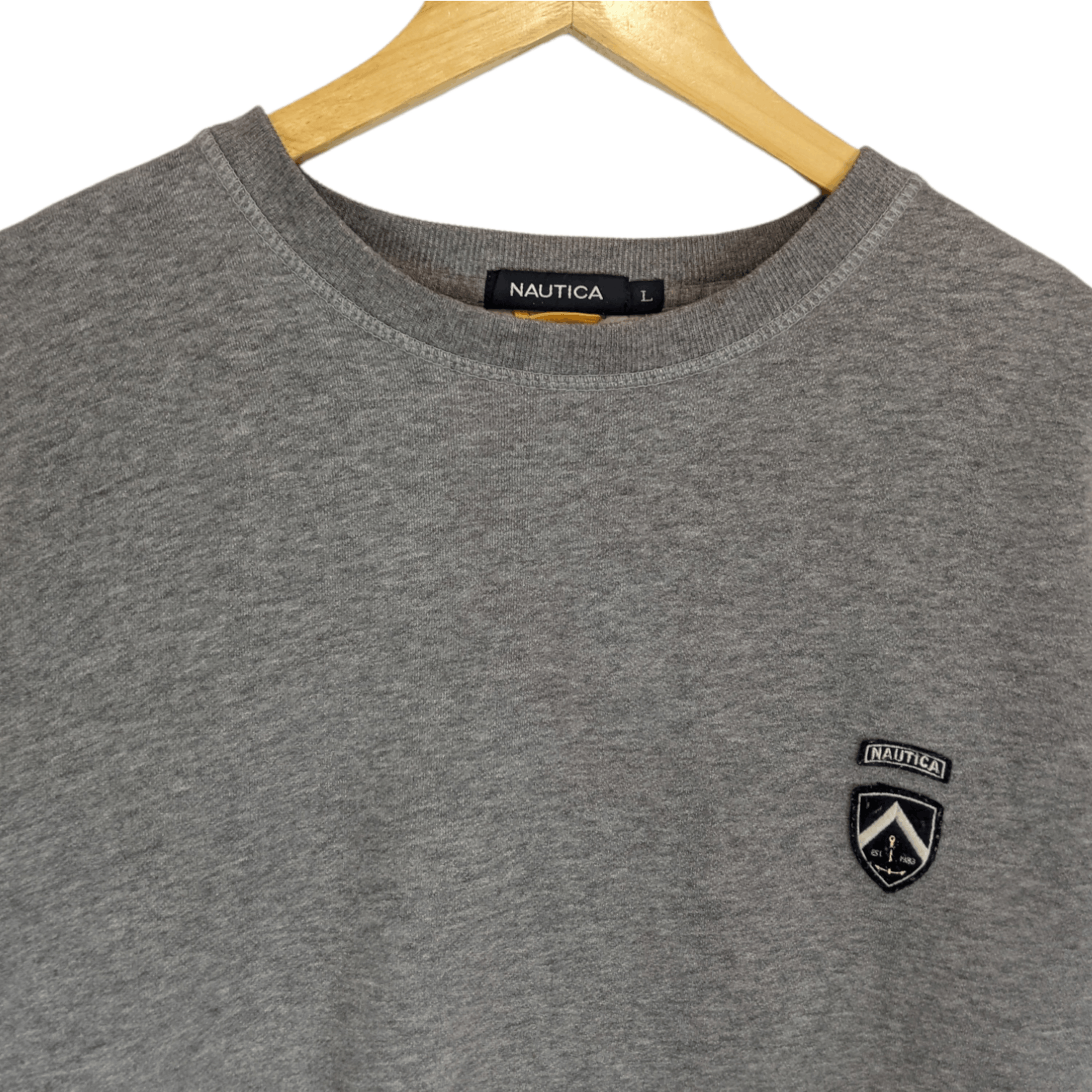 Nautica NAUTICA Plain Jumper Sweatshirt Size US L / EU 52-54 / 3 - 4 Thumbnail