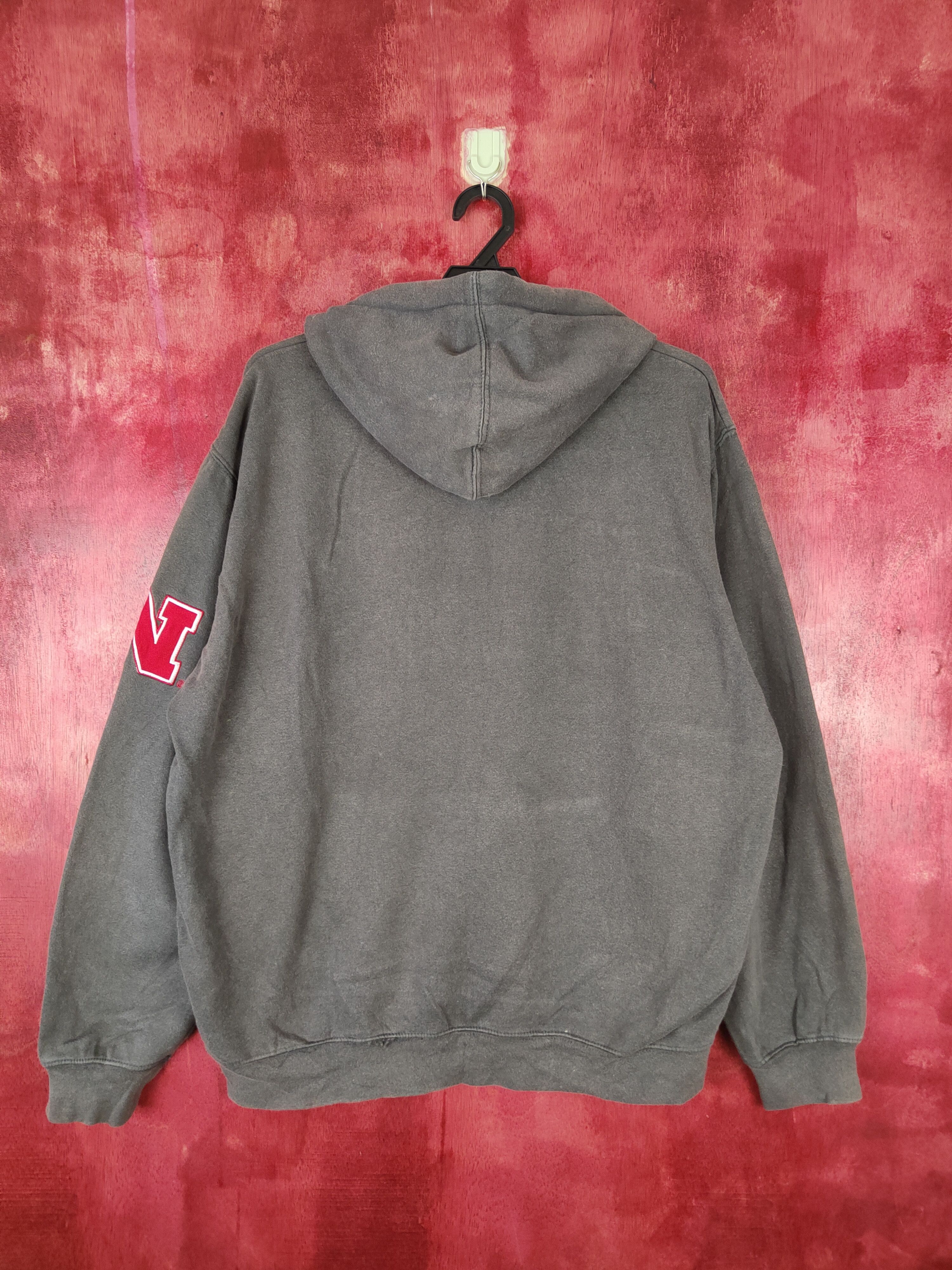 Vintage Stadium Athletics-Nebraska Huskers Hoodie Sweatshirt #5286 Size US XL / EU 56 / 4 - 9 Thumbnail