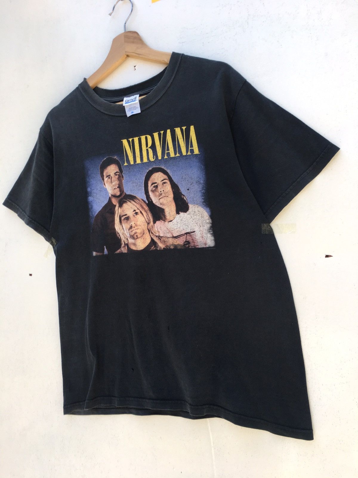 Nirvana Vintage Nirvana Kurt Cobain Trio 2005 Anvil Tag Tee Size US M / EU 48-50 / 2 - 3 Thumbnail