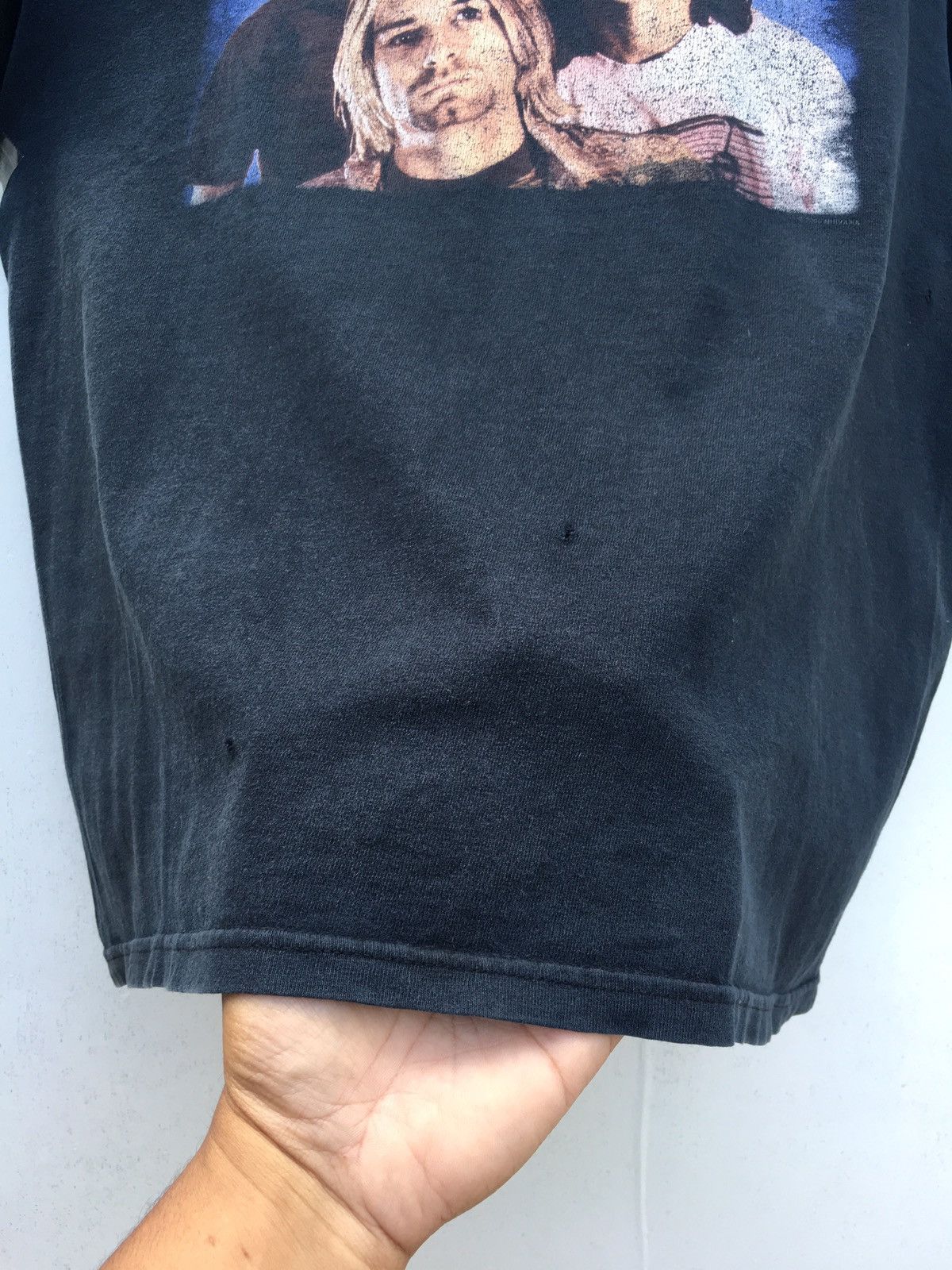 Nirvana Vintage Nirvana Kurt Cobain Trio 2005 Anvil Tag Tee Size US M / EU 48-50 / 2 - 15 Thumbnail