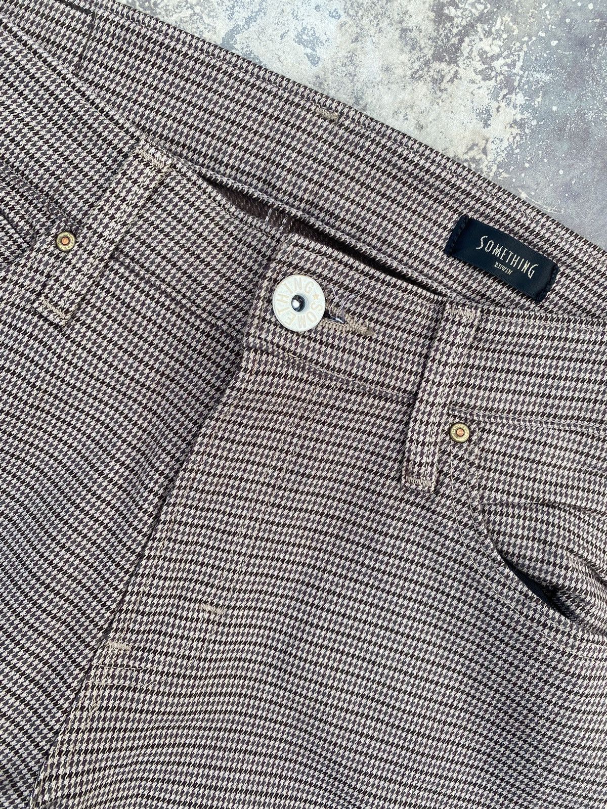 Edwin Edwin Houndstooth Flare Pants Size 28" / US 6 / IT 42 - 4 Thumbnail