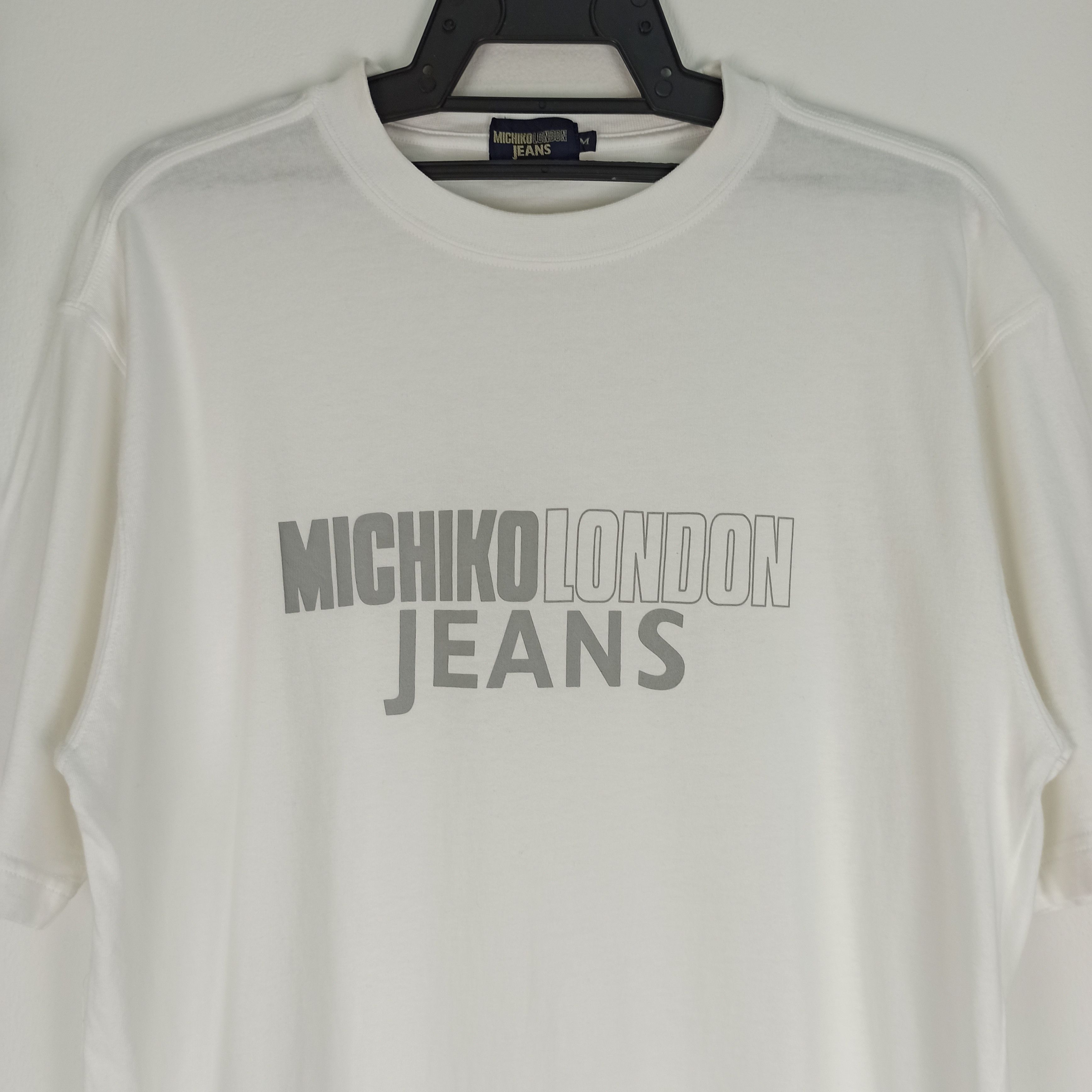 Japanese Brand Rare Michiko London Jeans Big Logo Tshirt Size US M / EU 48-50 / 2 - 2 Thumbnail