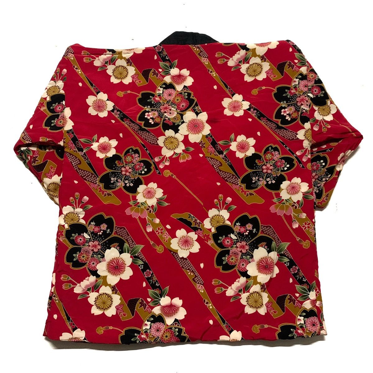 Japanese Brand Reversible Floral Kimono Cardigan Size US XL / EU 56 / 4 - 4 Thumbnail