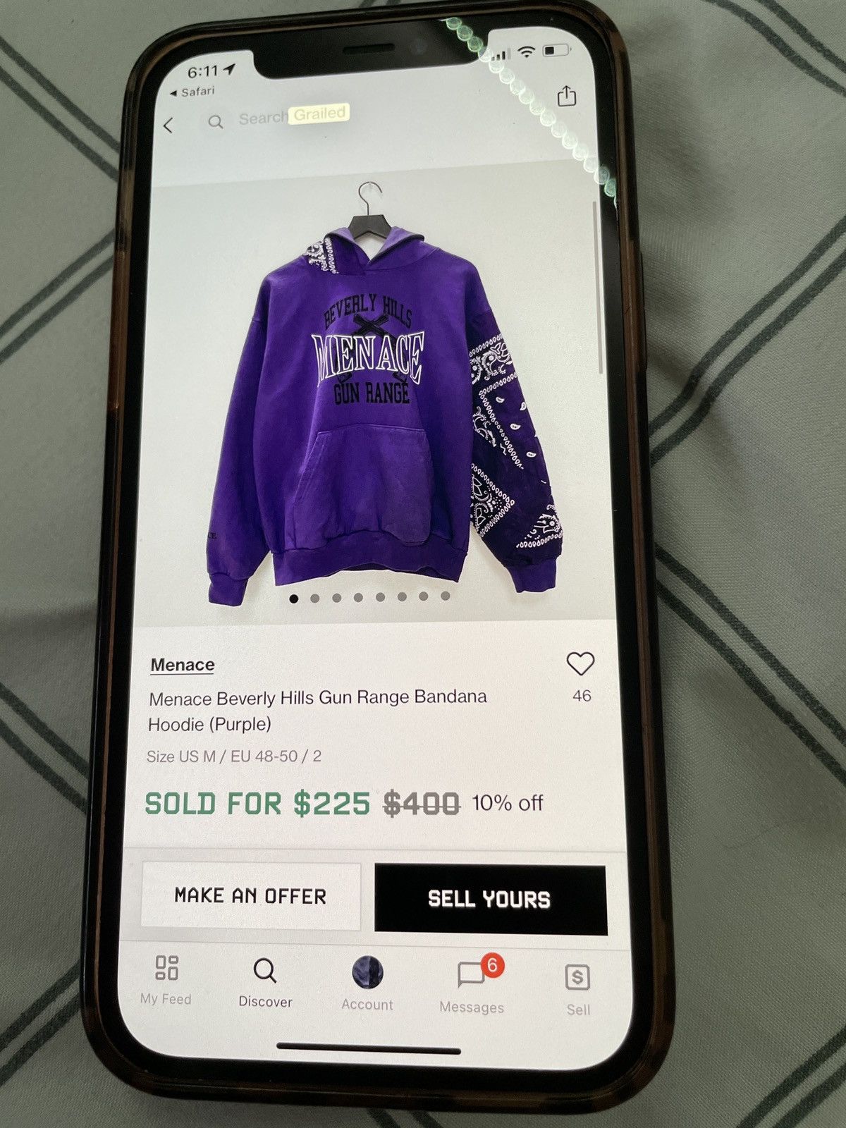 Menace Beverly Hills Gun Range Hoodie by Menace Size US S / EU 44-46 / 1 - 7 Thumbnail