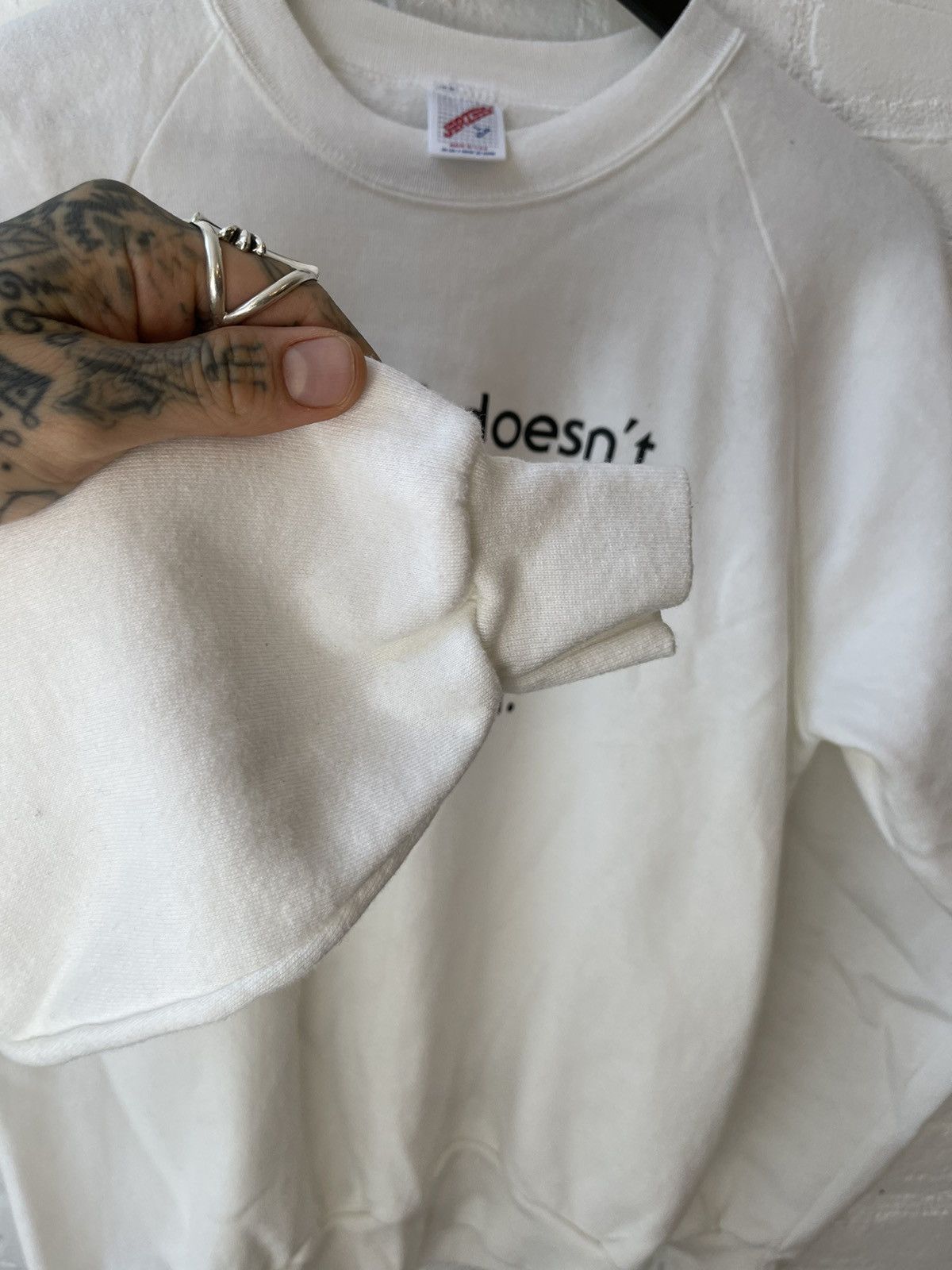 Vintage Vintage HEAVEN Doesnt Want me TAKING OVER HELL Sweater Size US XL / EU 56 / 4 - 6 Thumbnail