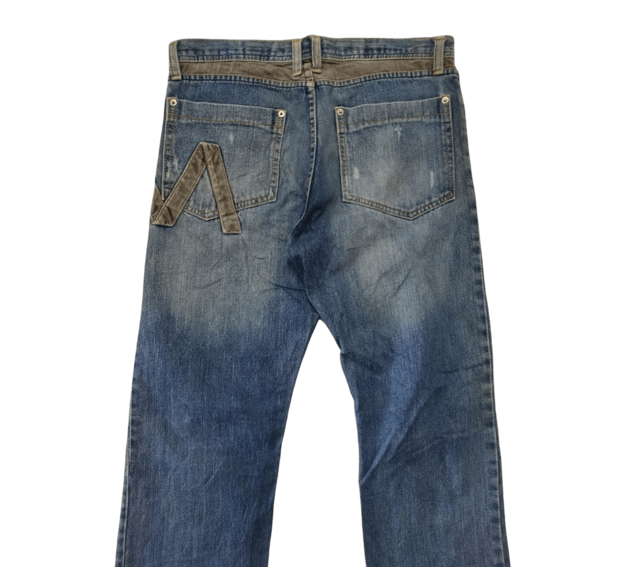 Japanese Brand Japanese Check Mate Distressed Jeans Size US 34 / EU 50 - 5 Thumbnail
