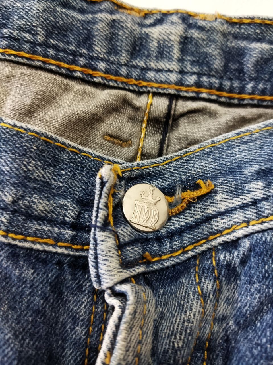 Japanese Brand Japanese Check Mate Distressed Jeans Size US 34 / EU 50 - 10 Thumbnail