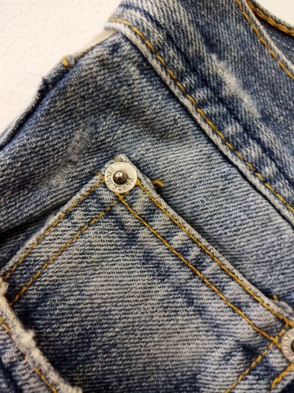 Japanese Brand Japanese Check Mate Distressed Jeans Size US 34 / EU 50 - 9 Thumbnail