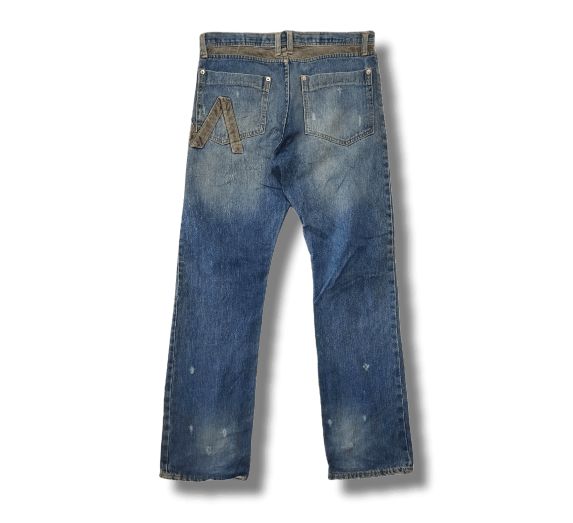 Japanese Brand Japanese Check Mate Distressed Jeans Size US 34 / EU 50 - 4 Thumbnail