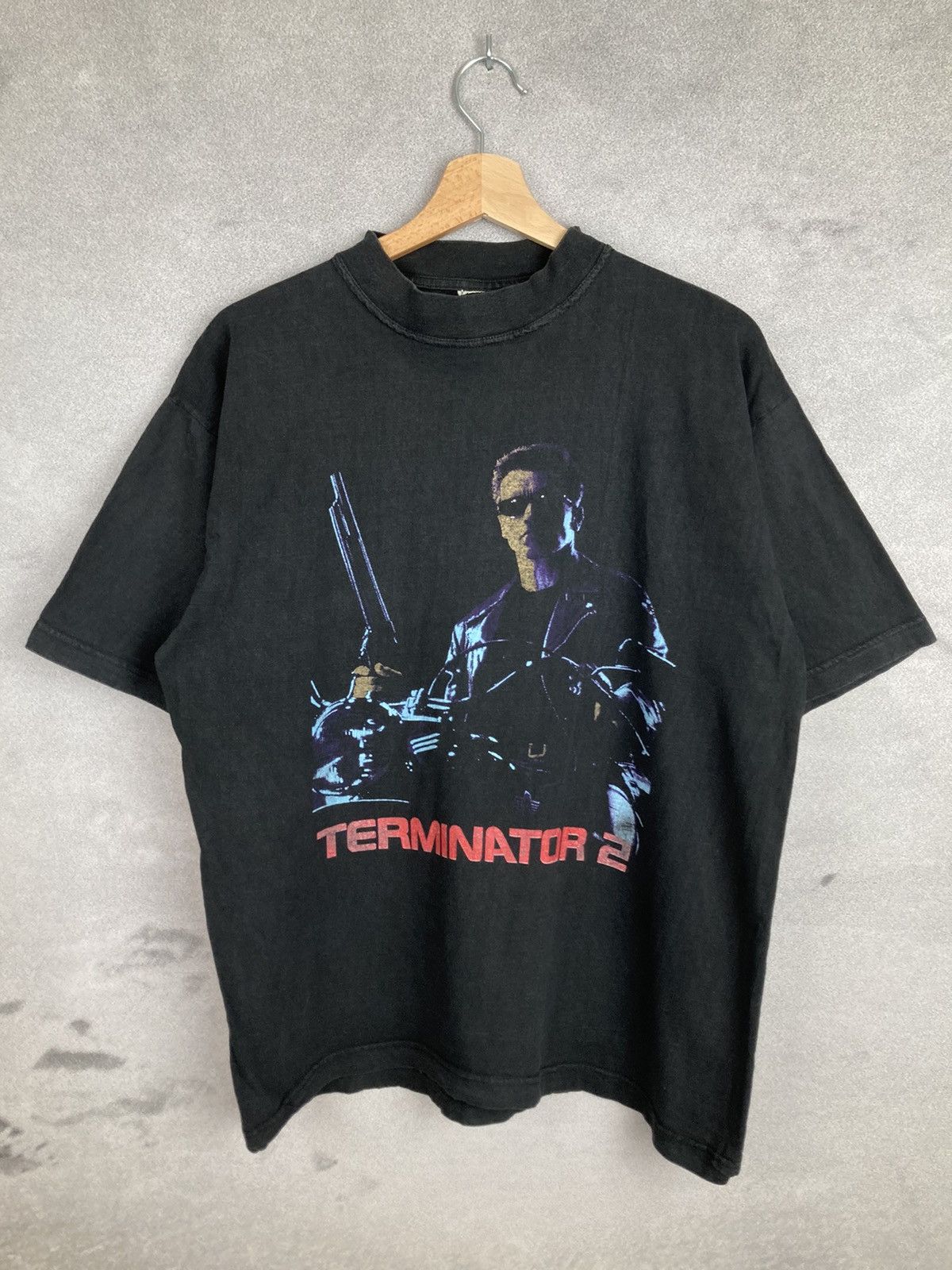 Pre-owned Movie Vintage Terminator 2 90's Graphic Promo T-shirt In ...