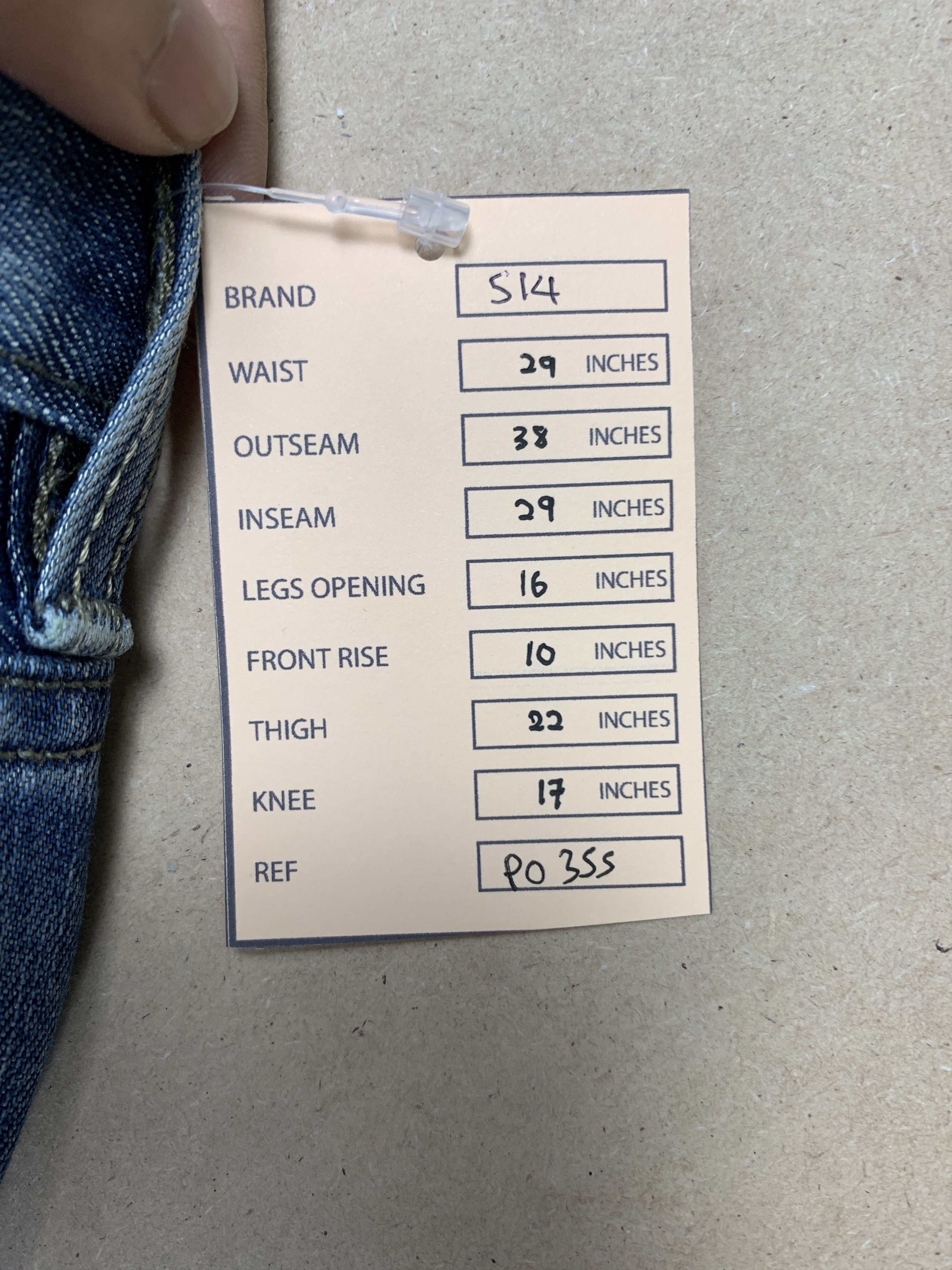 Levi's Vintage Levis 514 Striaght Cut Distressed Jeans P0355 Size US 29 - 18 Thumbnail