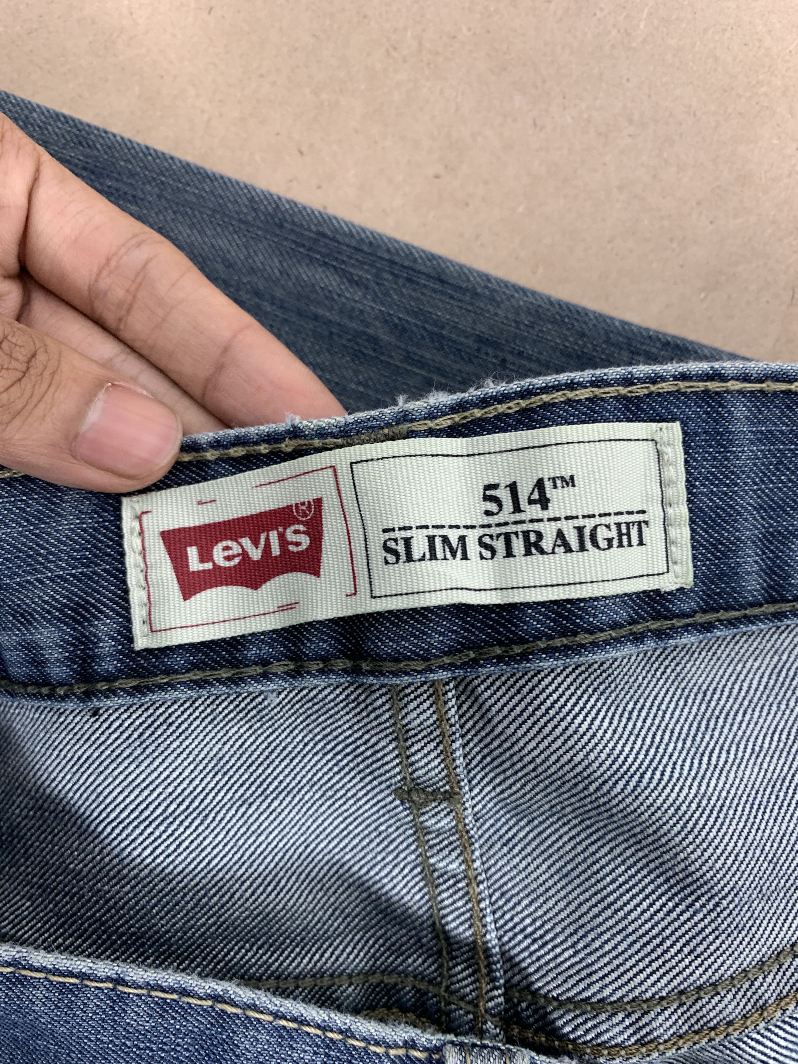 Levi's Vintage Levis 514 Striaght Cut Distressed Jeans P0355 Size US 29 - 13 Thumbnail