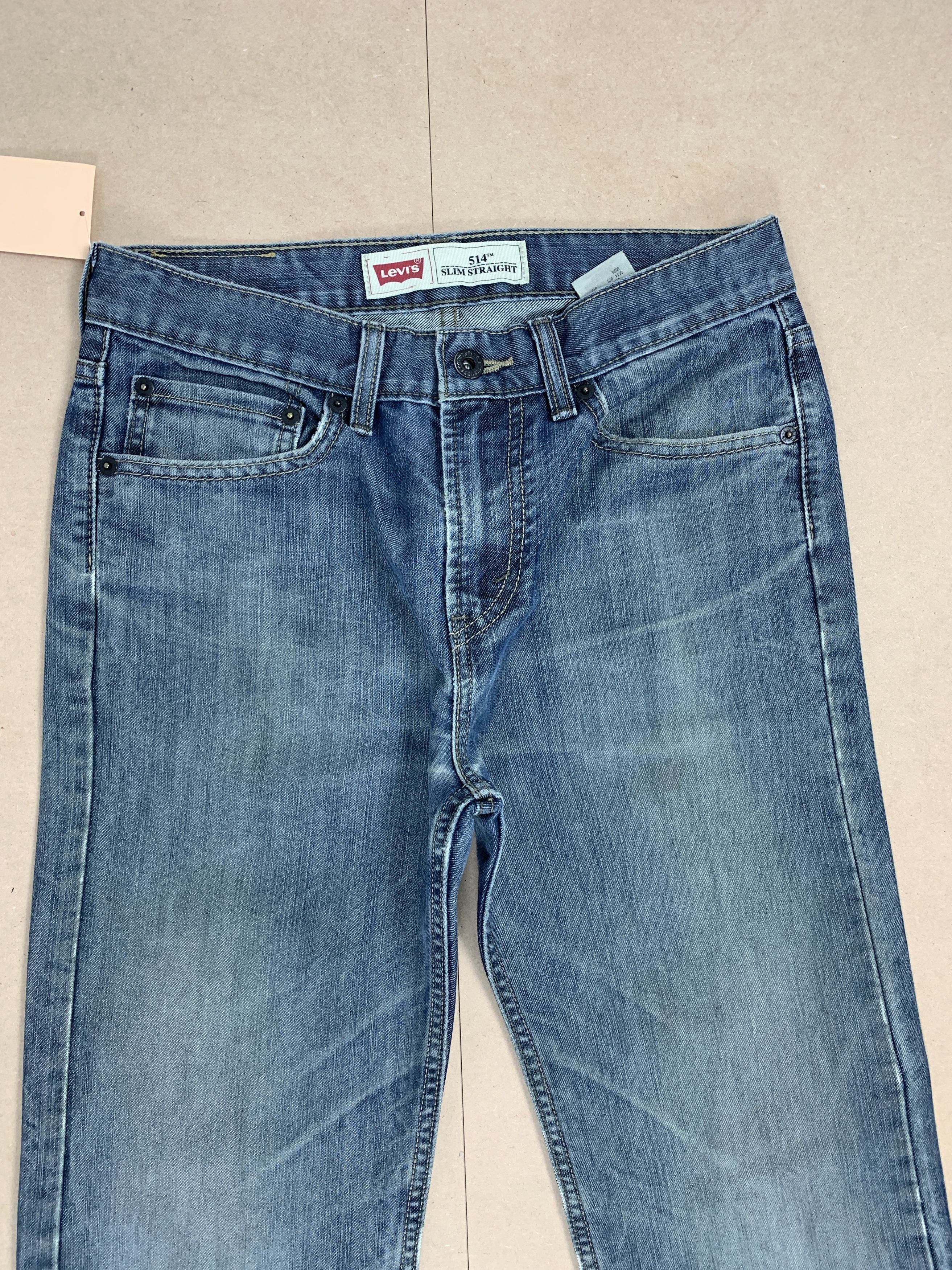 Levi's Vintage Levis 514 Striaght Cut Distressed Jeans P0355 Size US 29 - 2 Thumbnail