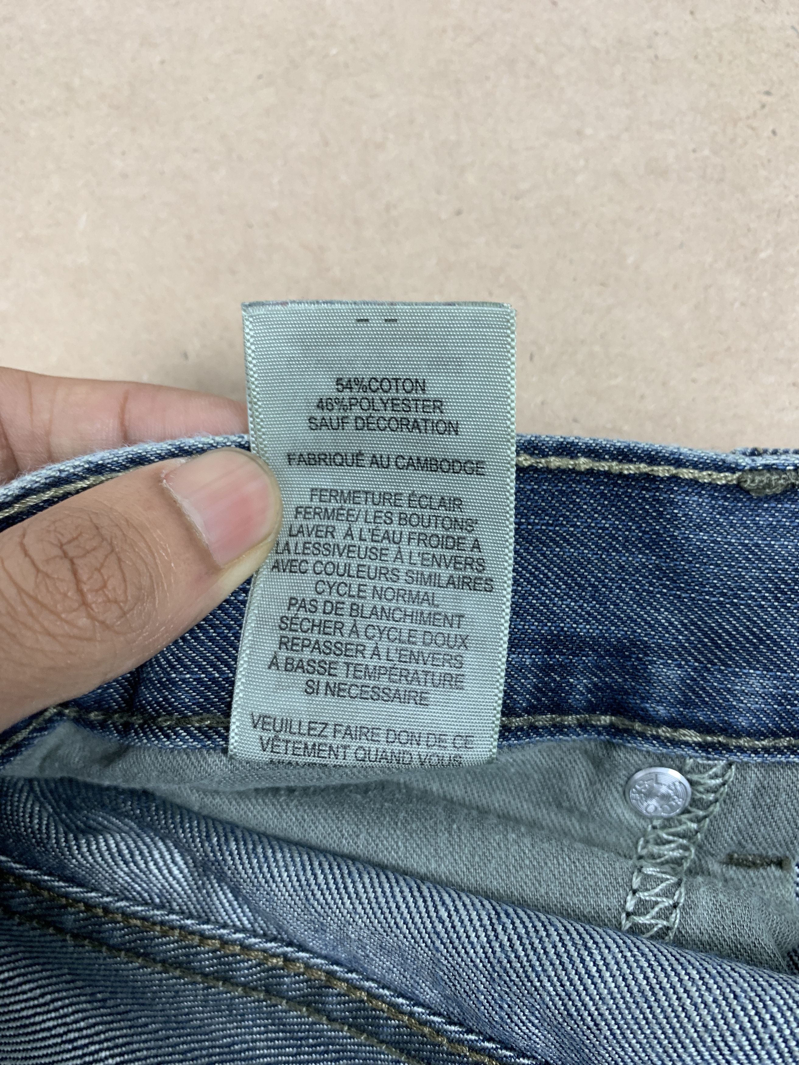 Levi's Vintage Levis 514 Striaght Cut Distressed Jeans P0355 Size US 29 - 12 Thumbnail