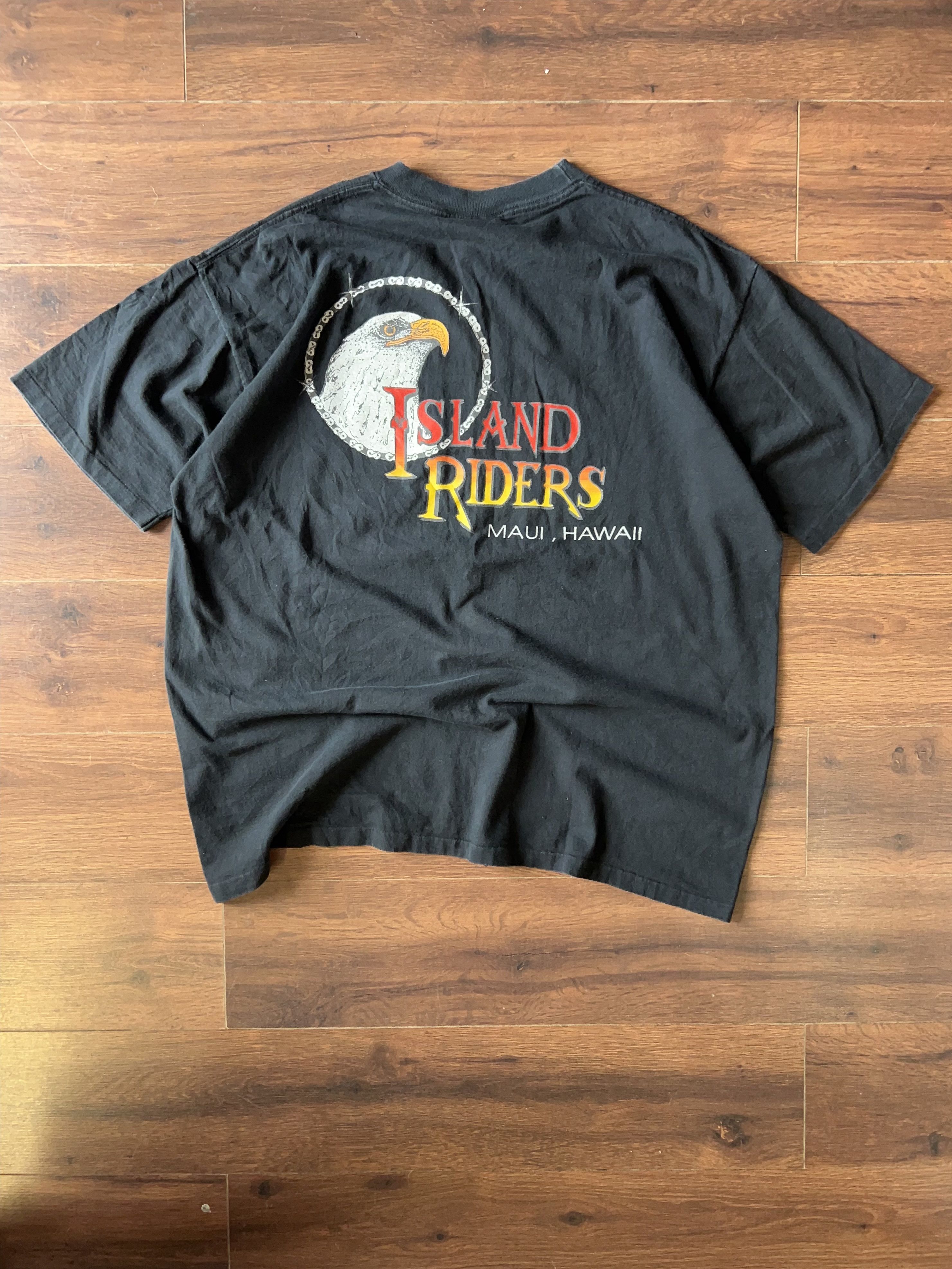 Harley Davidson × Vintage Vintage Harley Davidson Ride Like The Wind Tee Size US XL / EU 56 / 4 - 4 Thumbnail